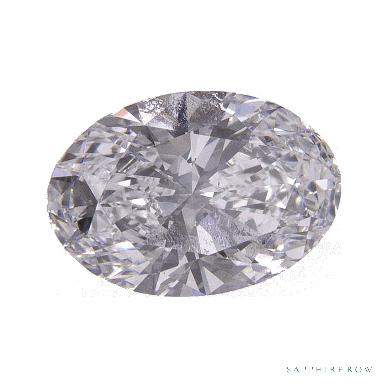 1.05 ct lab-grown diamond, oval cut | Sapphire Row · cut4