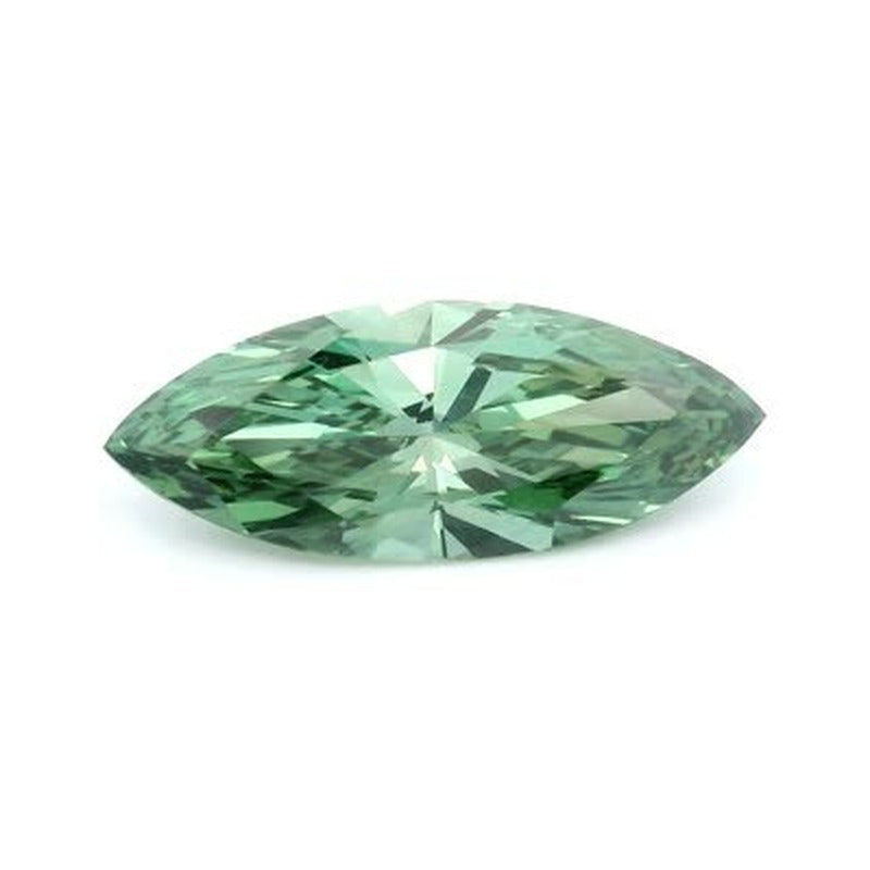 1.04 ct lab-grown fancy vivid green diamond, marquise cut | Sapphire Row · cut7