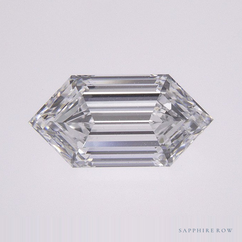 1.04 ct lab-grown diamond, elongated hexagon cut | Sapphire Row · cut7