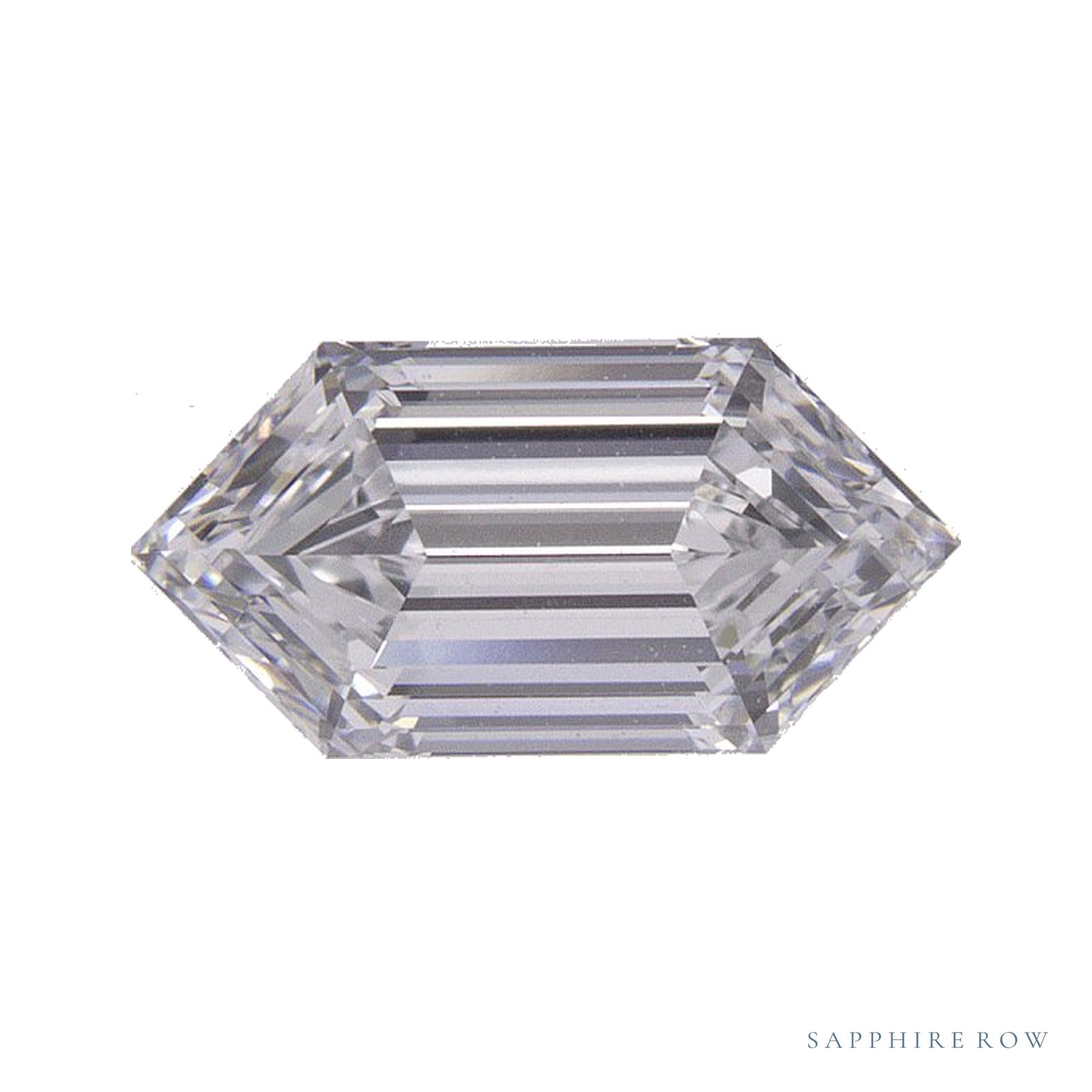 1.04 ct lab-grown diamond, elongated hexagon cut | Sapphire Row · cut4