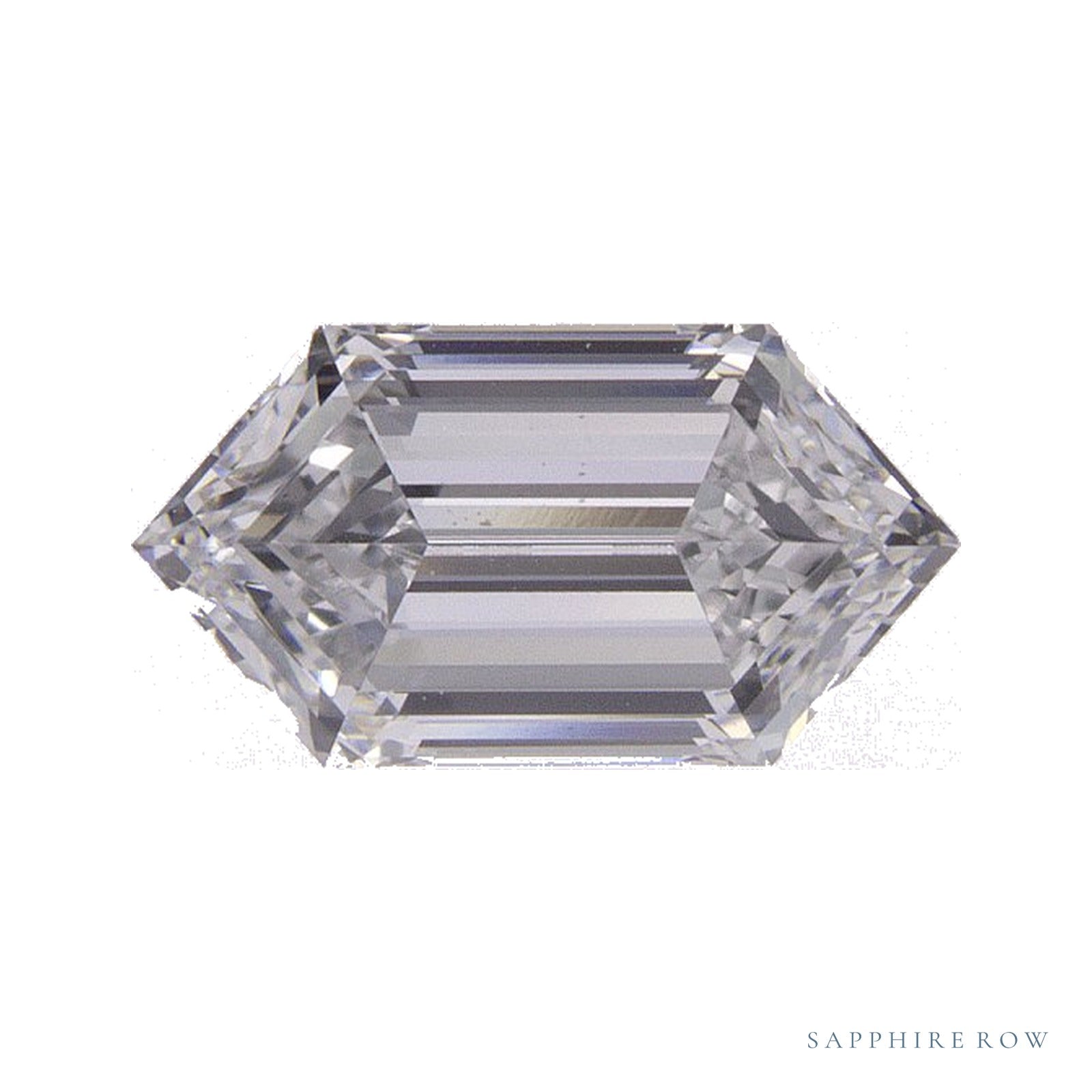 1.04 ct lab-grown diamond, elongated hexagon cut | Sapphire Row · cut4