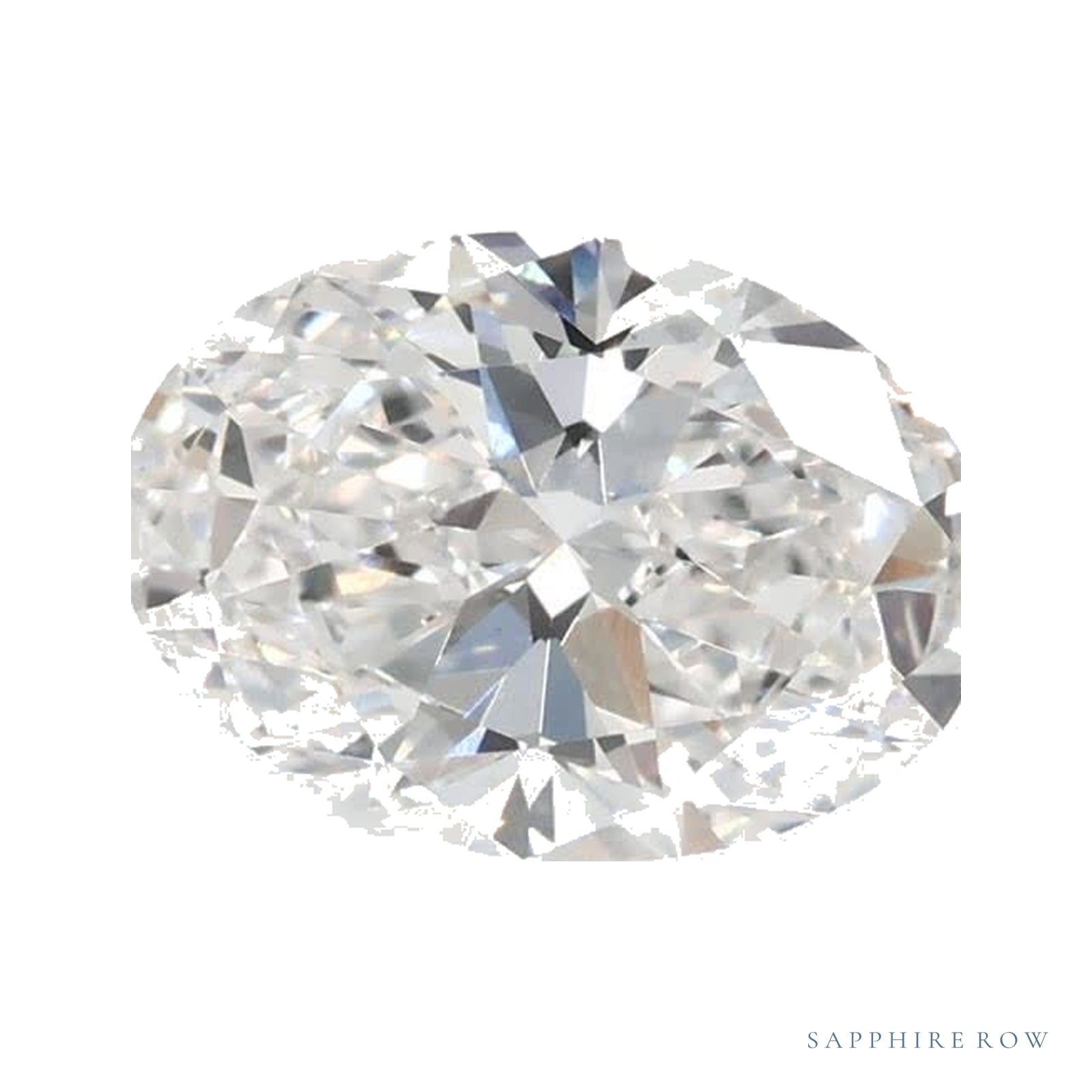 1.04 ct lab-grown diamond, oval cut | Sapphire Row · cut4