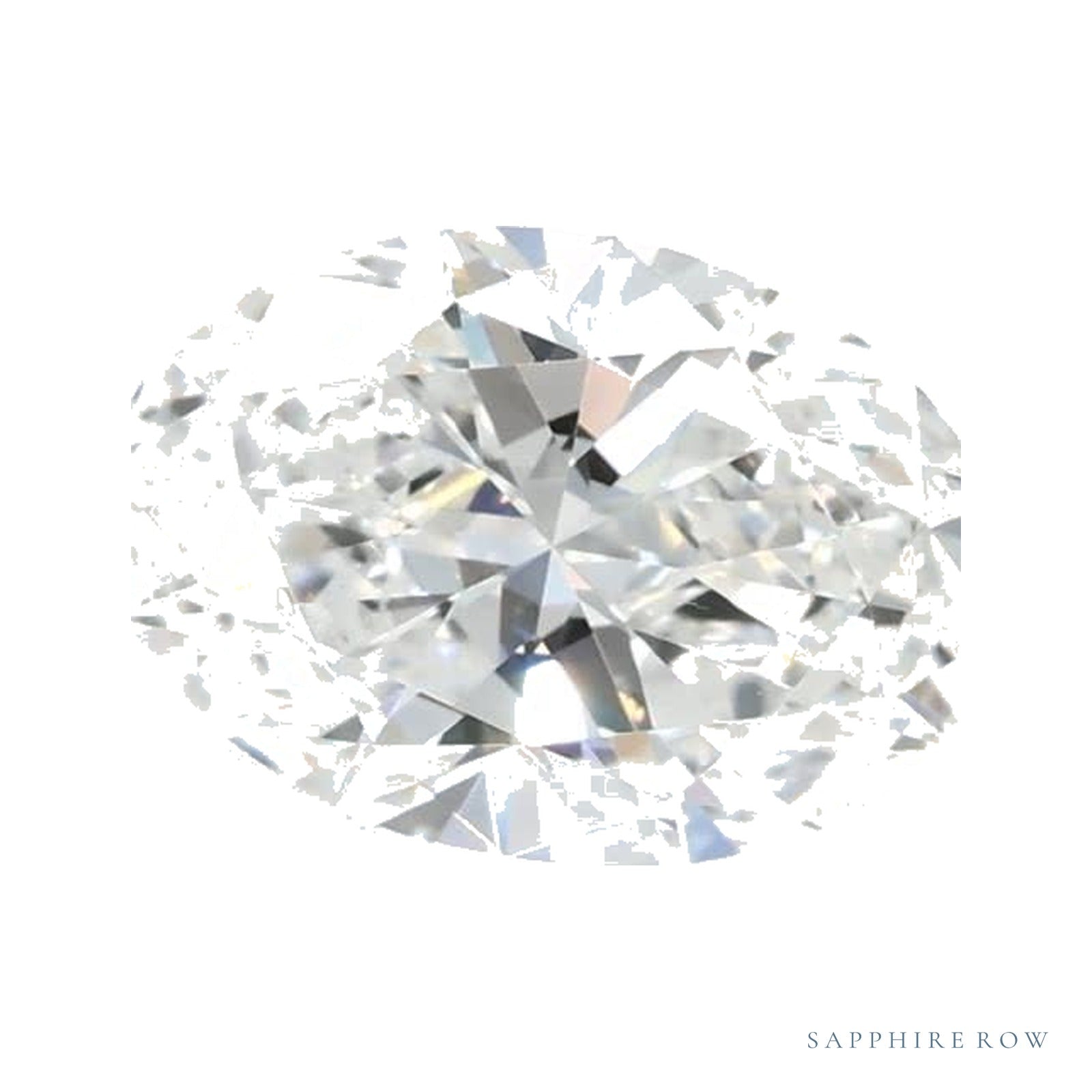1.04 ct lab-grown diamond, oval cut | Sapphire Row · cut4
