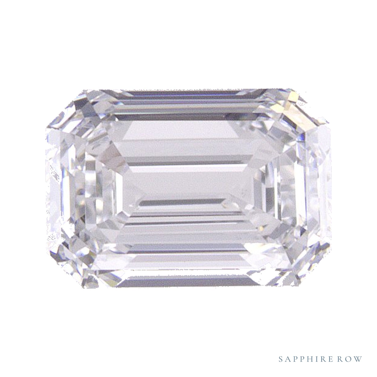 1.04 ct lab-grown diamond, emerald cut | Sapphire Row · cut4