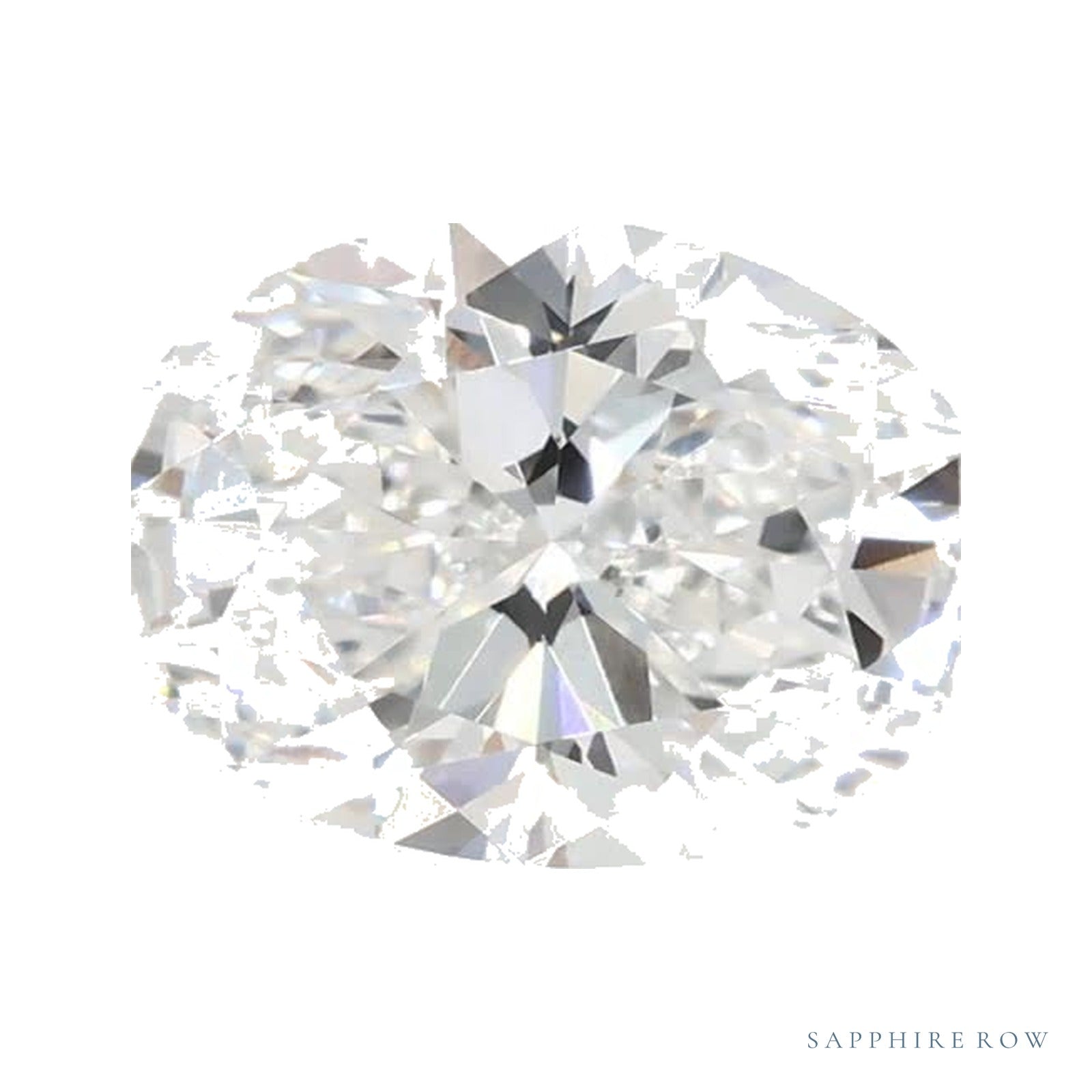 1.04 ct lab-grown diamond, oval cut | Sapphire Row · cut4