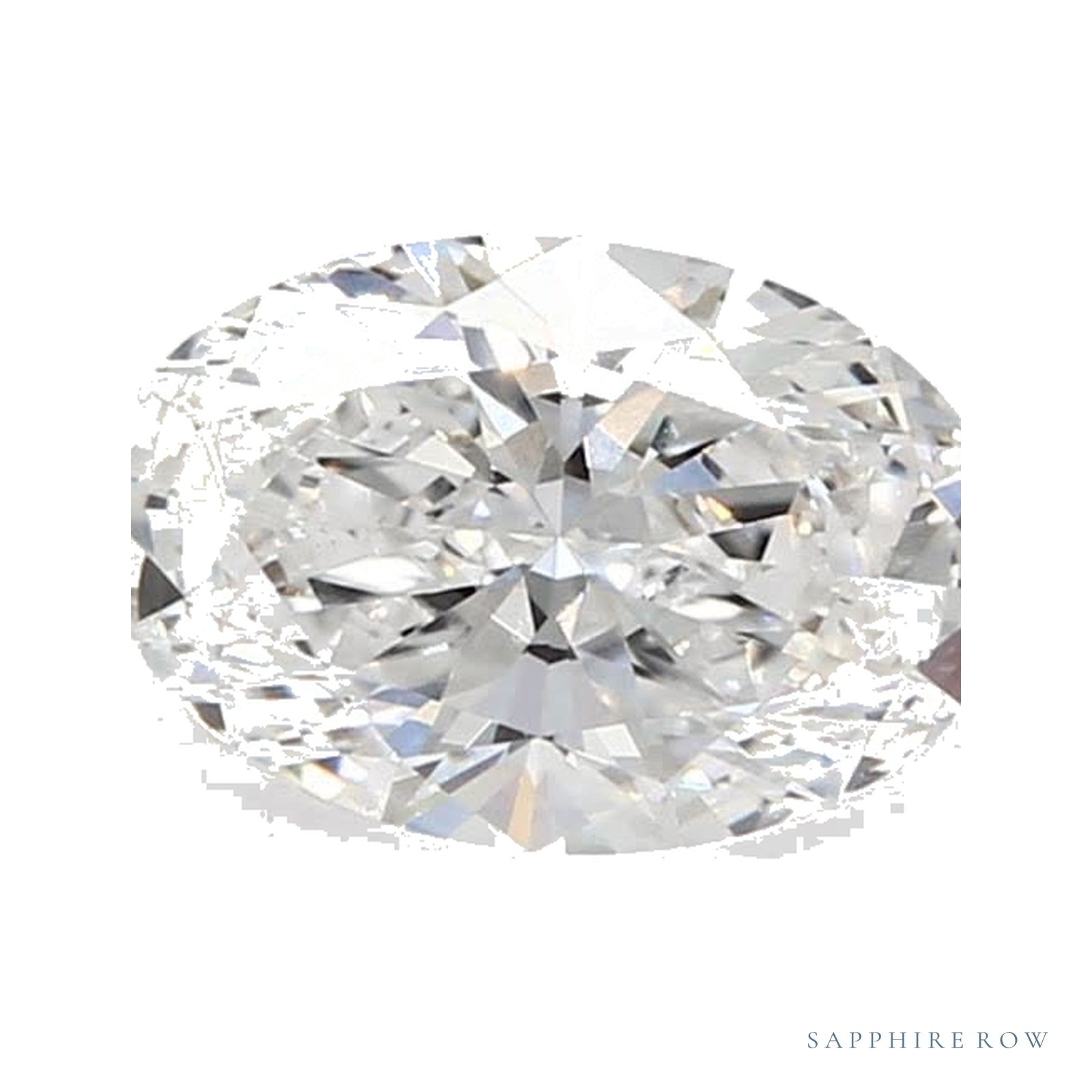 1.04 ct lab-grown diamond, oval cut | Sapphire Row · cut4