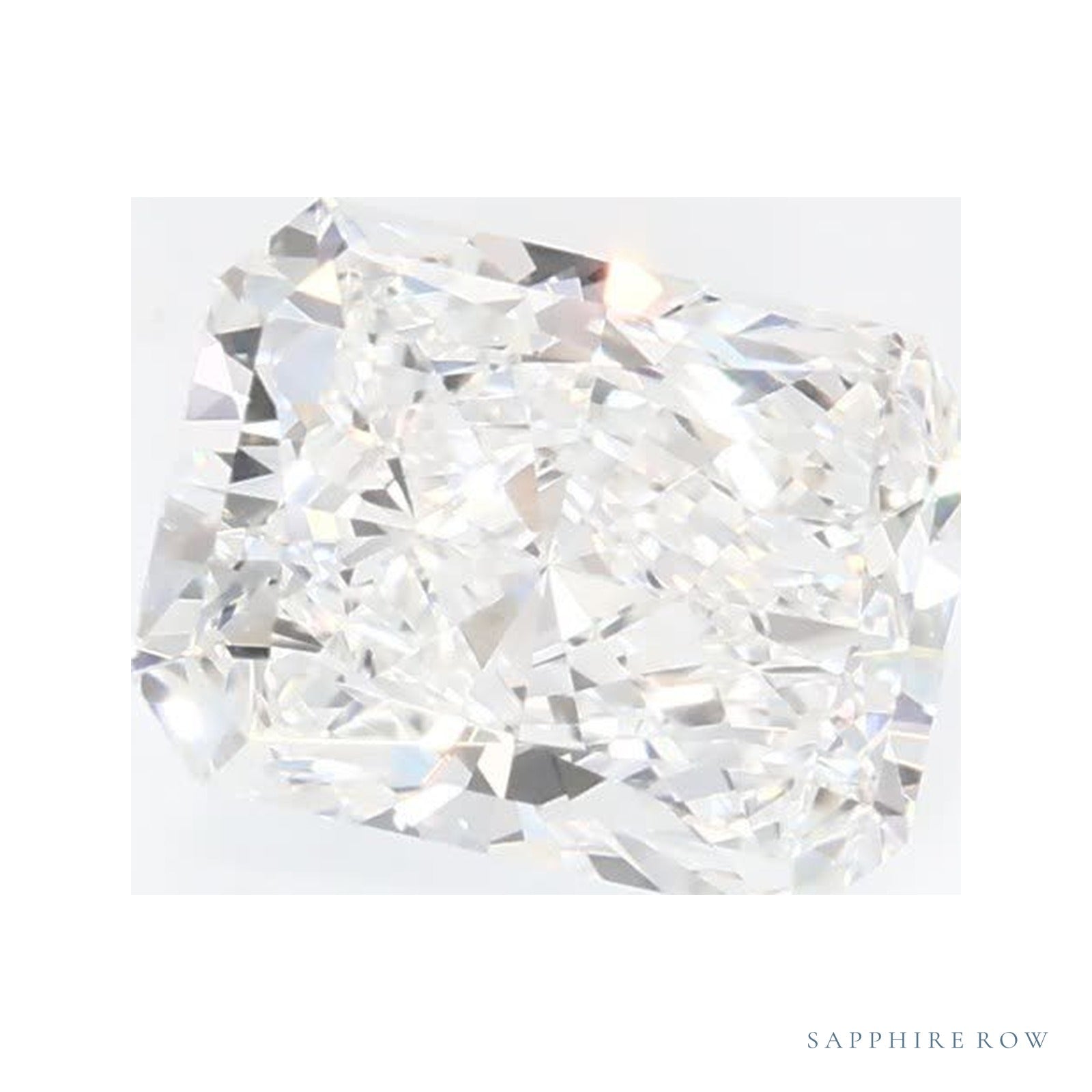 1.04 ct lab-grown diamond, radiant cut | Sapphire Row · cut4