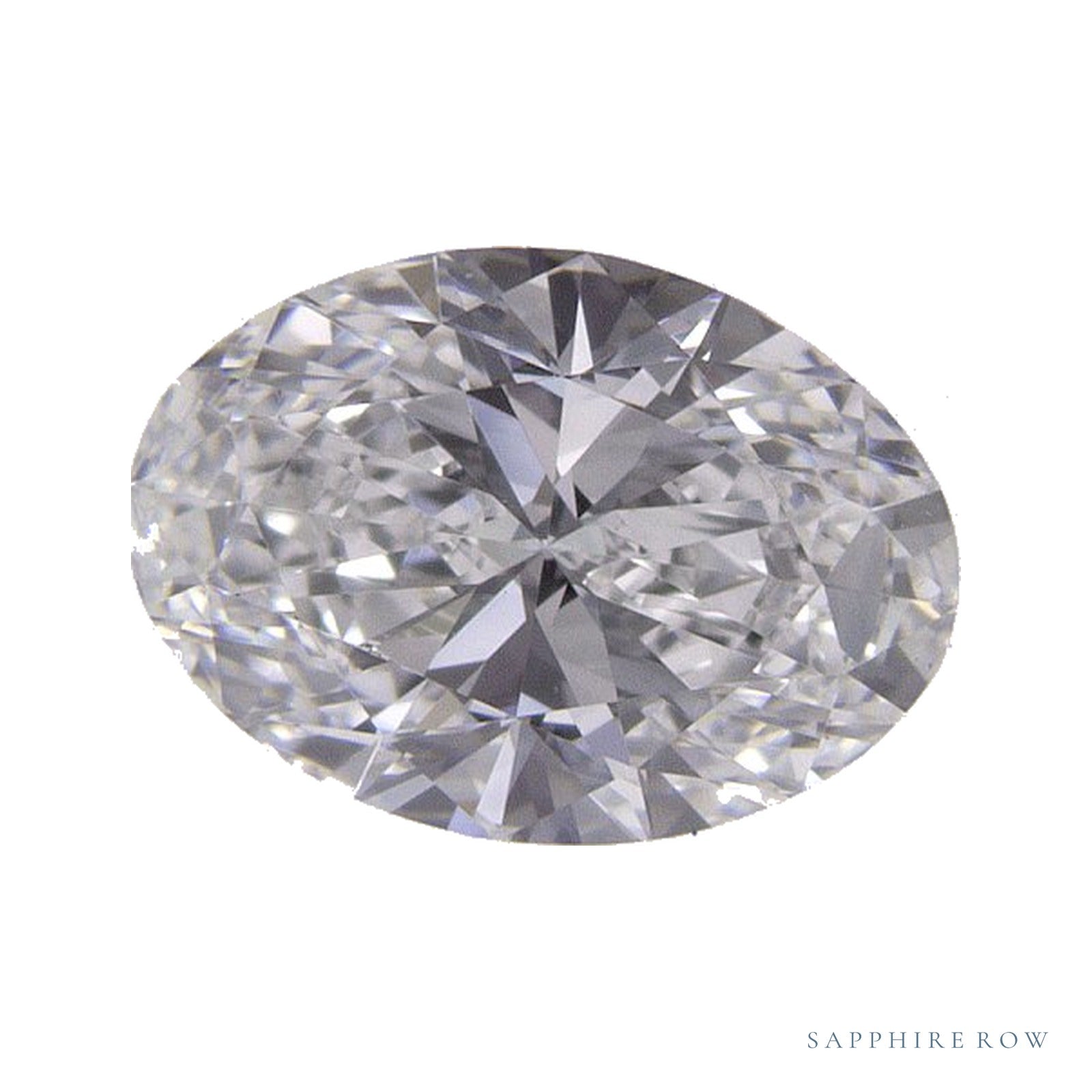 1.04 ct lab-grown diamond, oval cut | Sapphire Row · cut4