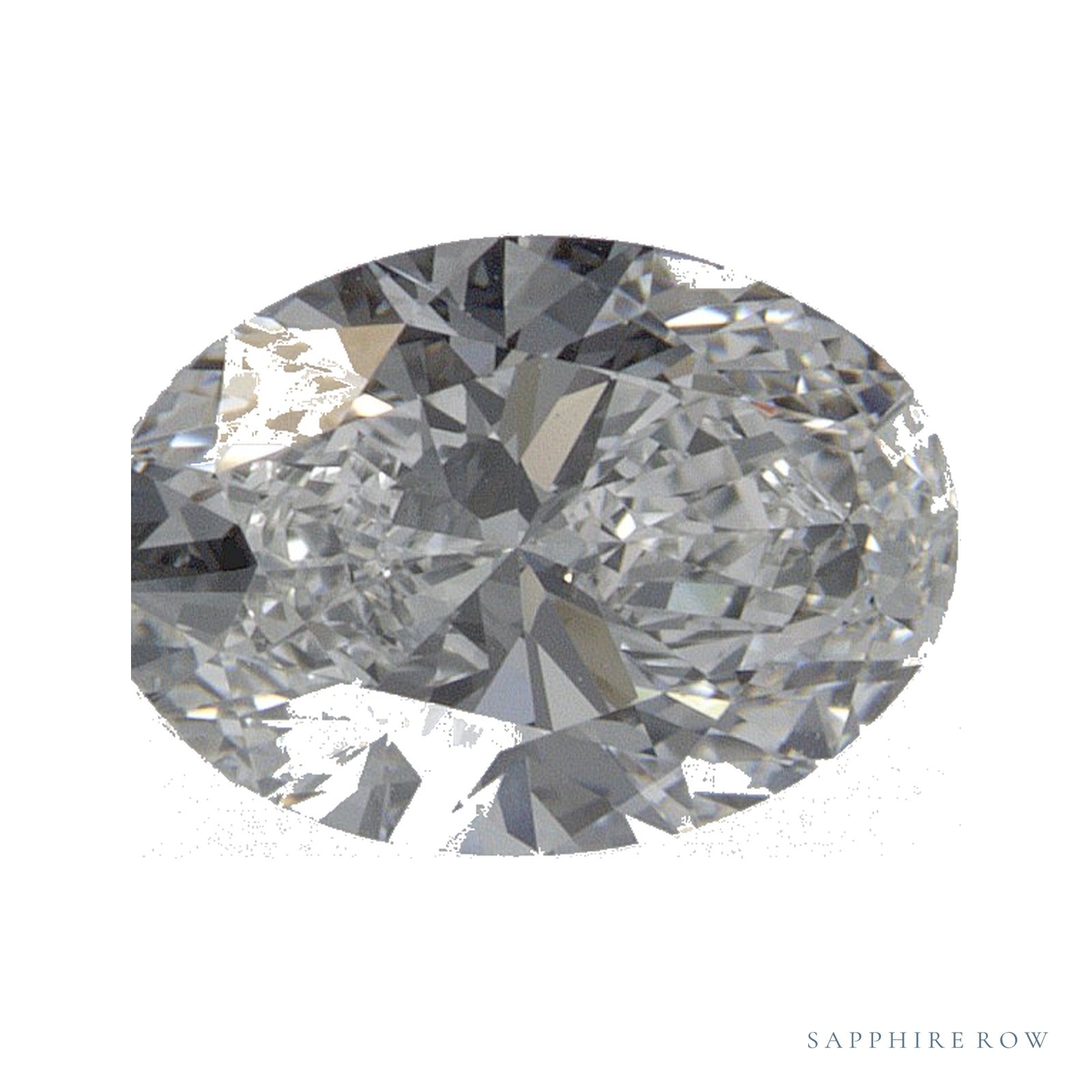 1.04 ct lab-grown diamond, oval cut | Sapphire Row · cut4