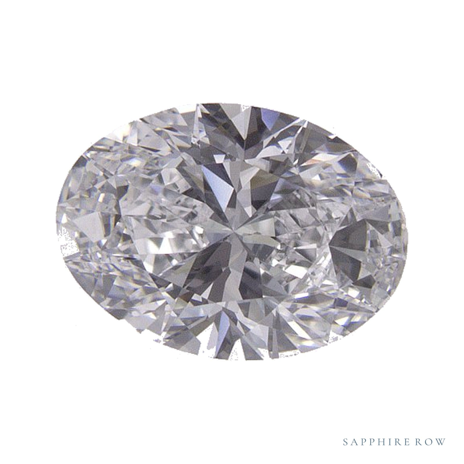 1.04 ct lab-grown diamond, oval cut | Sapphire Row · cut4