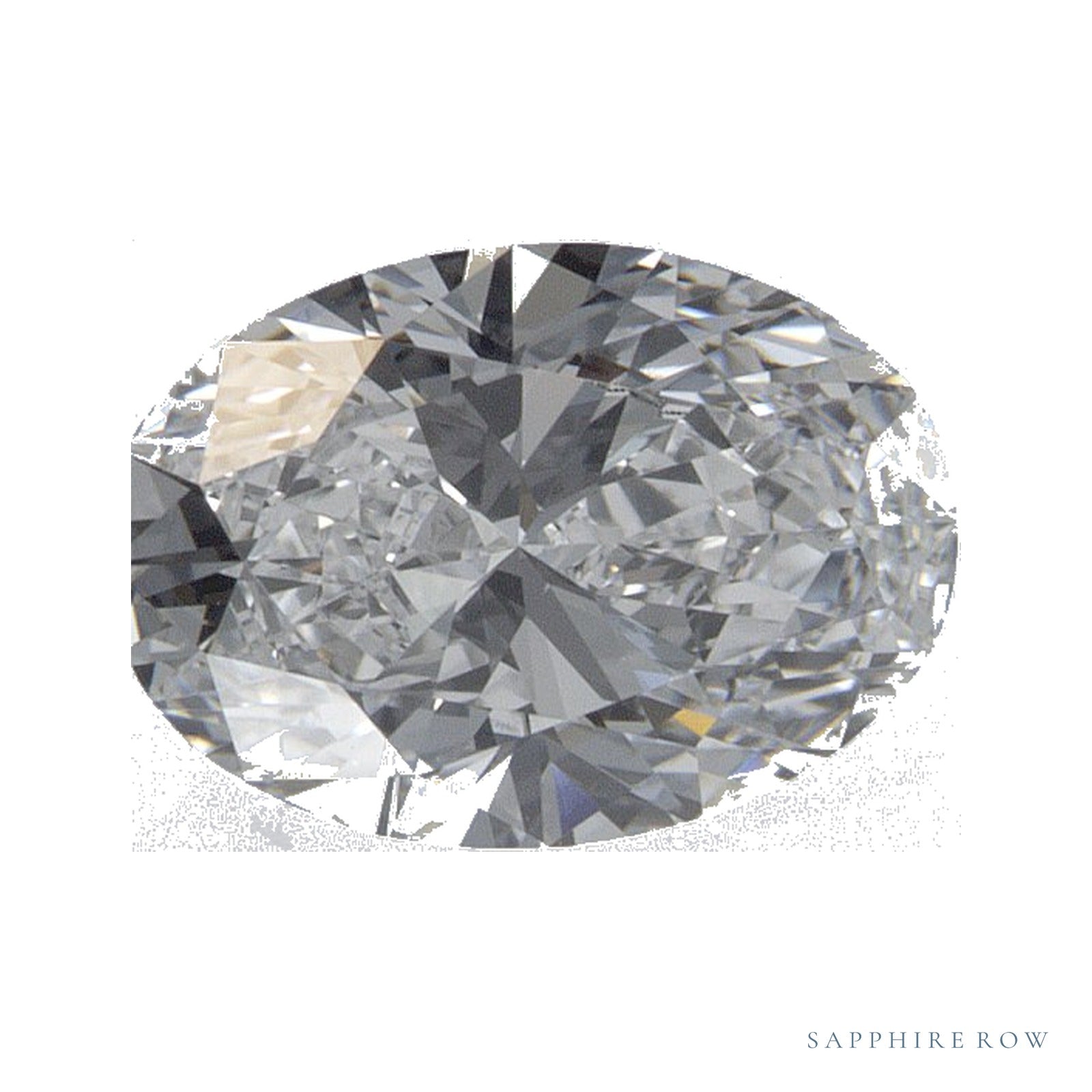 1.04 ct lab-grown diamond, oval cut | Sapphire Row · cut4