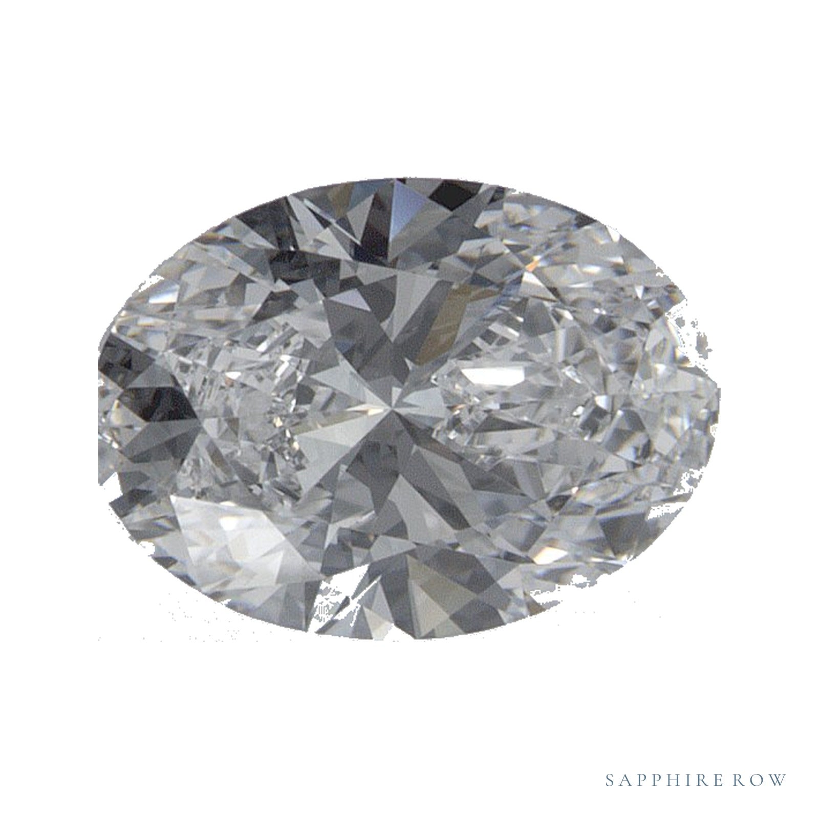 1.04 ct lab-grown diamond, oval cut | Sapphire Row · cut4