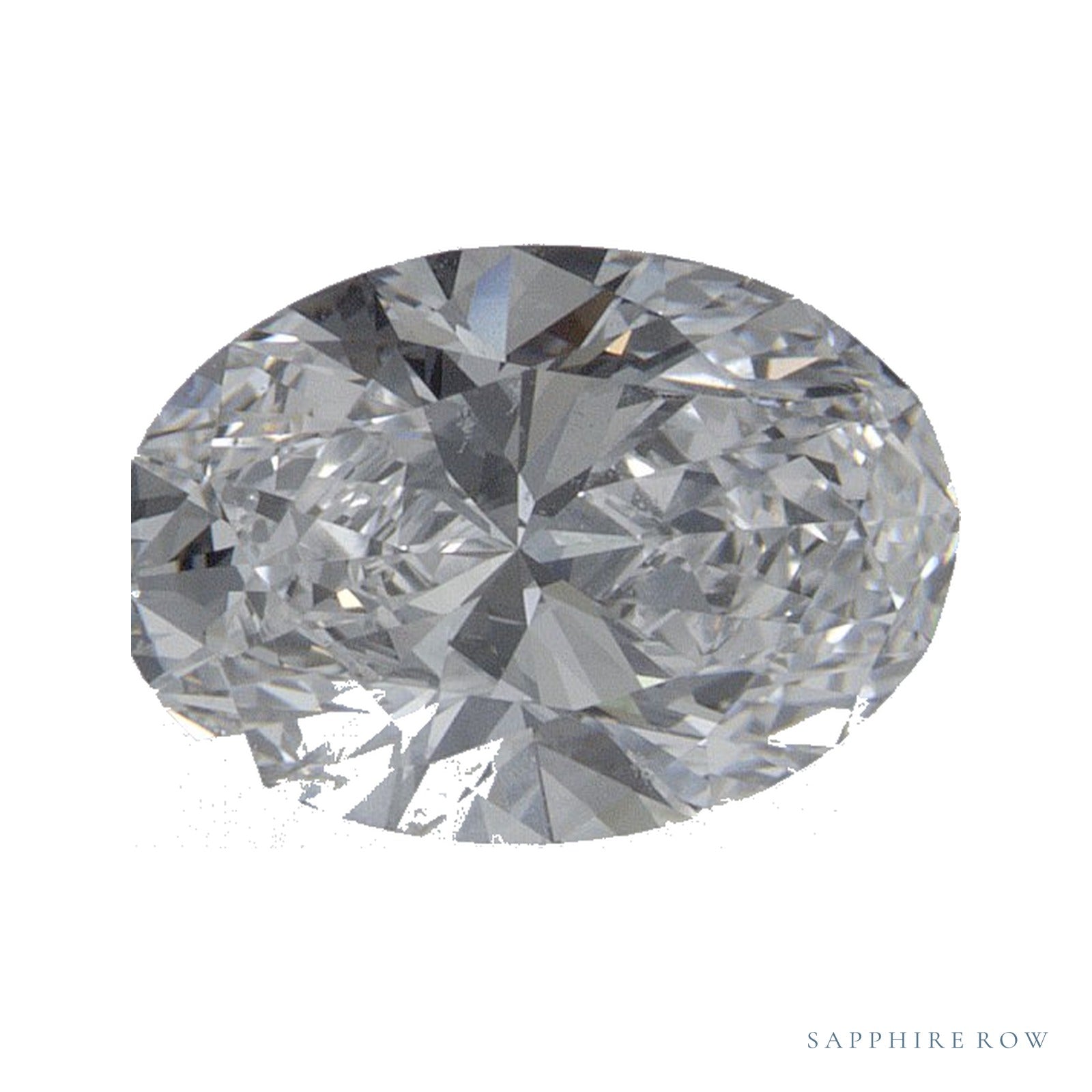 1.04 ct lab-grown diamond, oval cut | Sapphire Row · cut4