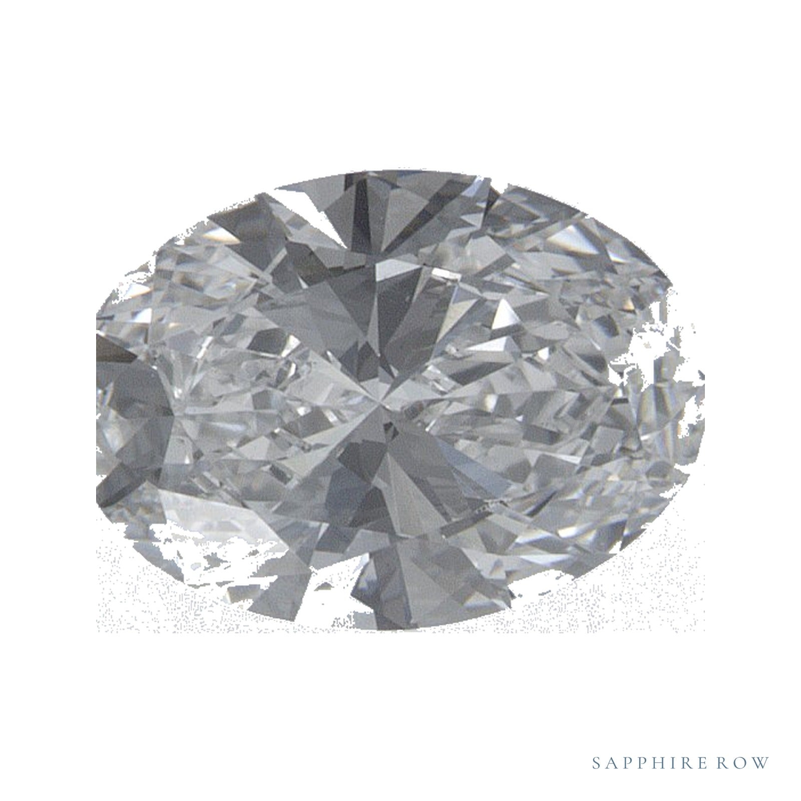 1.04 ct lab-grown diamond, oval cut | Sapphire Row · cut4