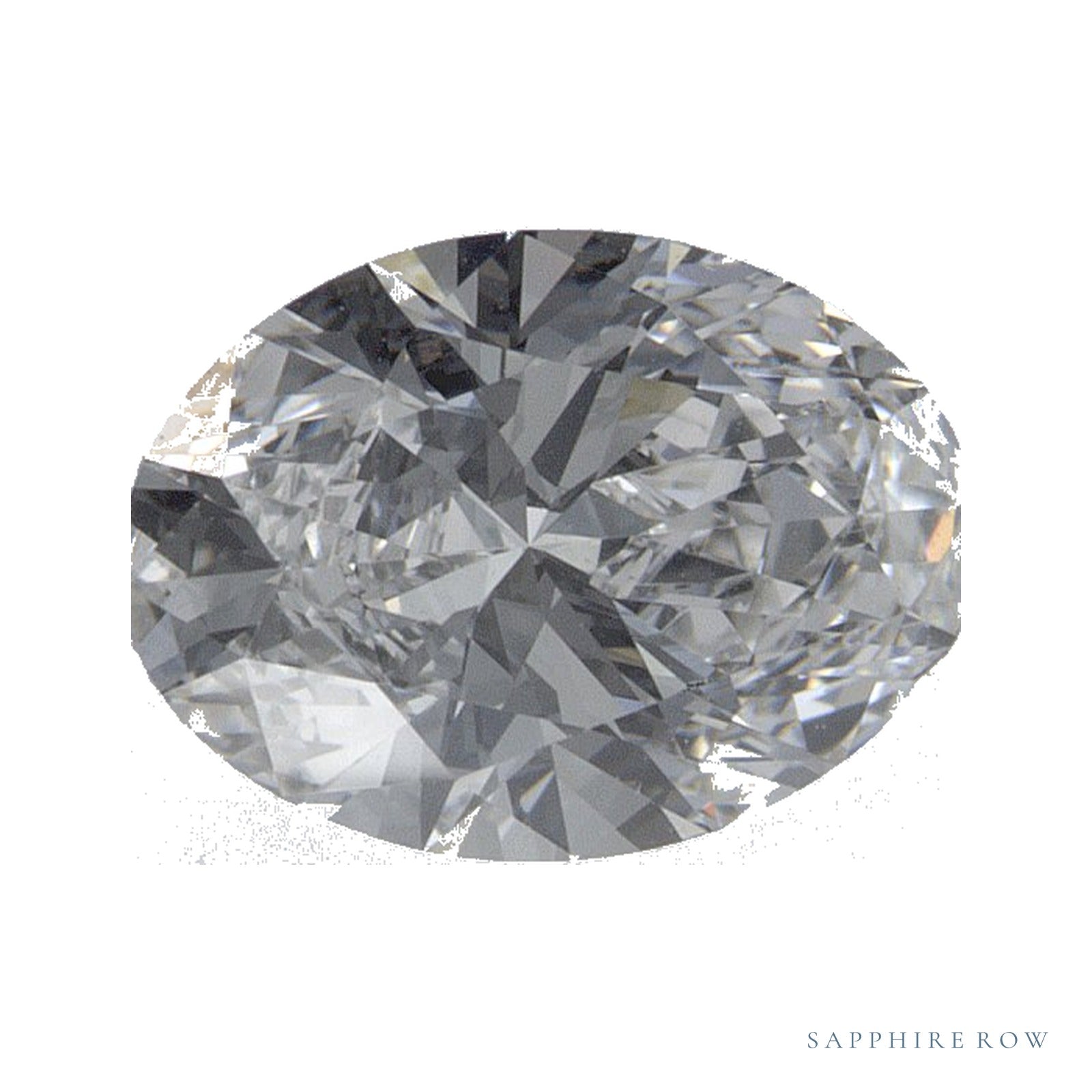 1.04 ct lab-grown diamond, oval cut | Sapphire Row · cut4