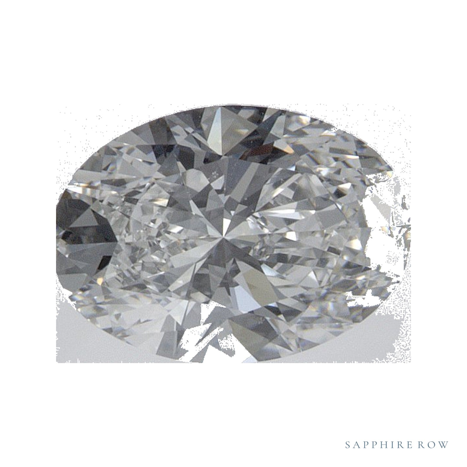 1.04 ct lab-grown diamond, oval cut | Sapphire Row · cut4