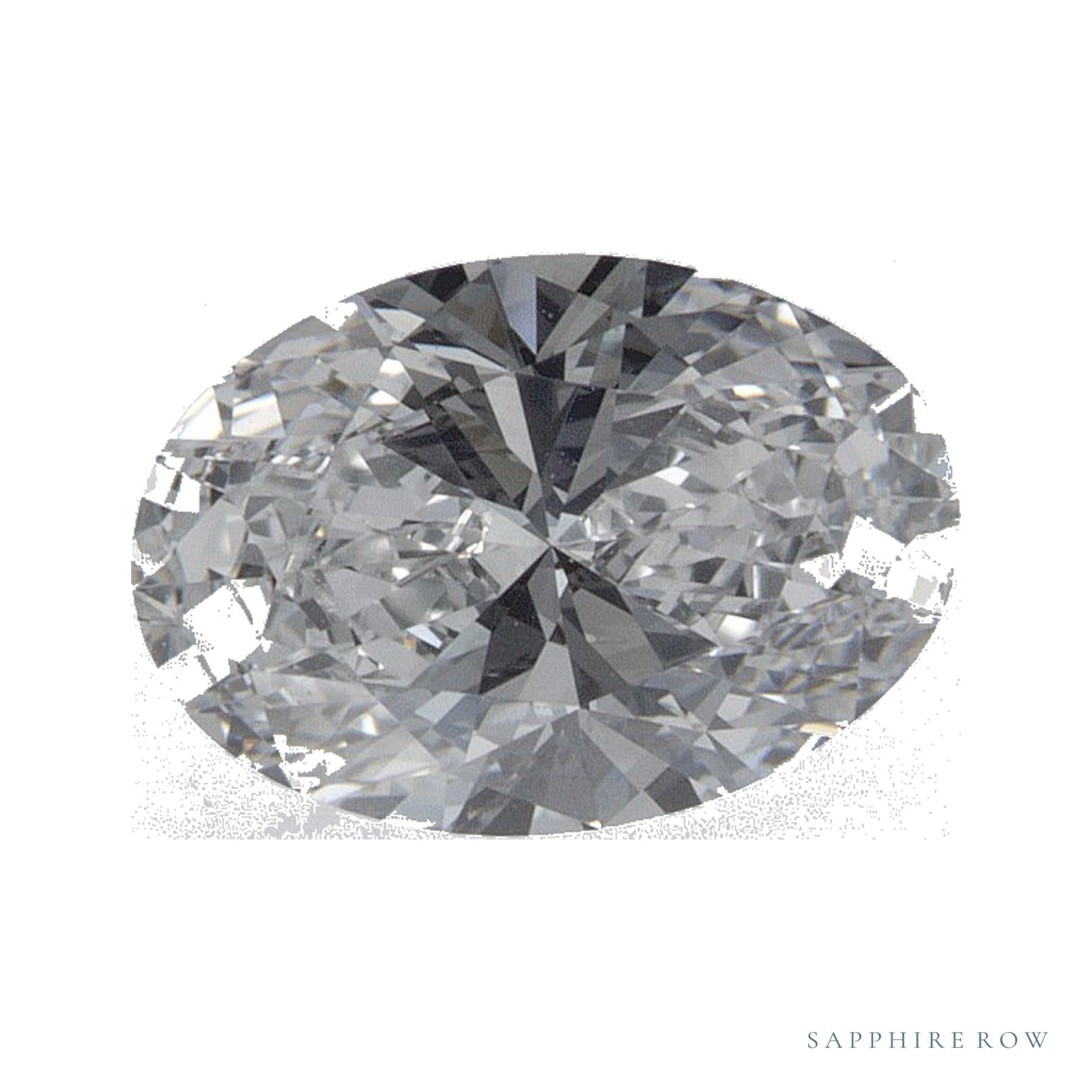 1.04 ct lab-grown diamond, oval cut | Sapphire Row · cut4