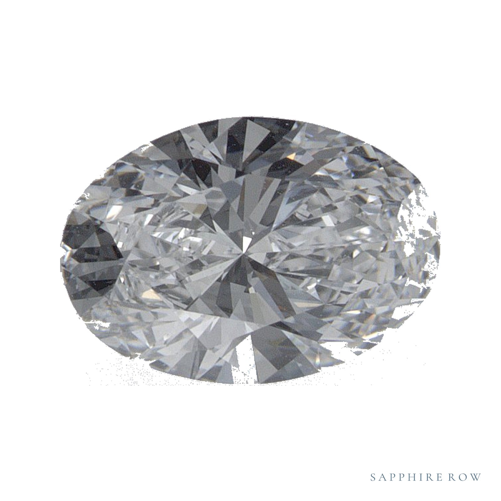 1.04 ct lab-grown diamond, oval cut | Sapphire Row · cut4