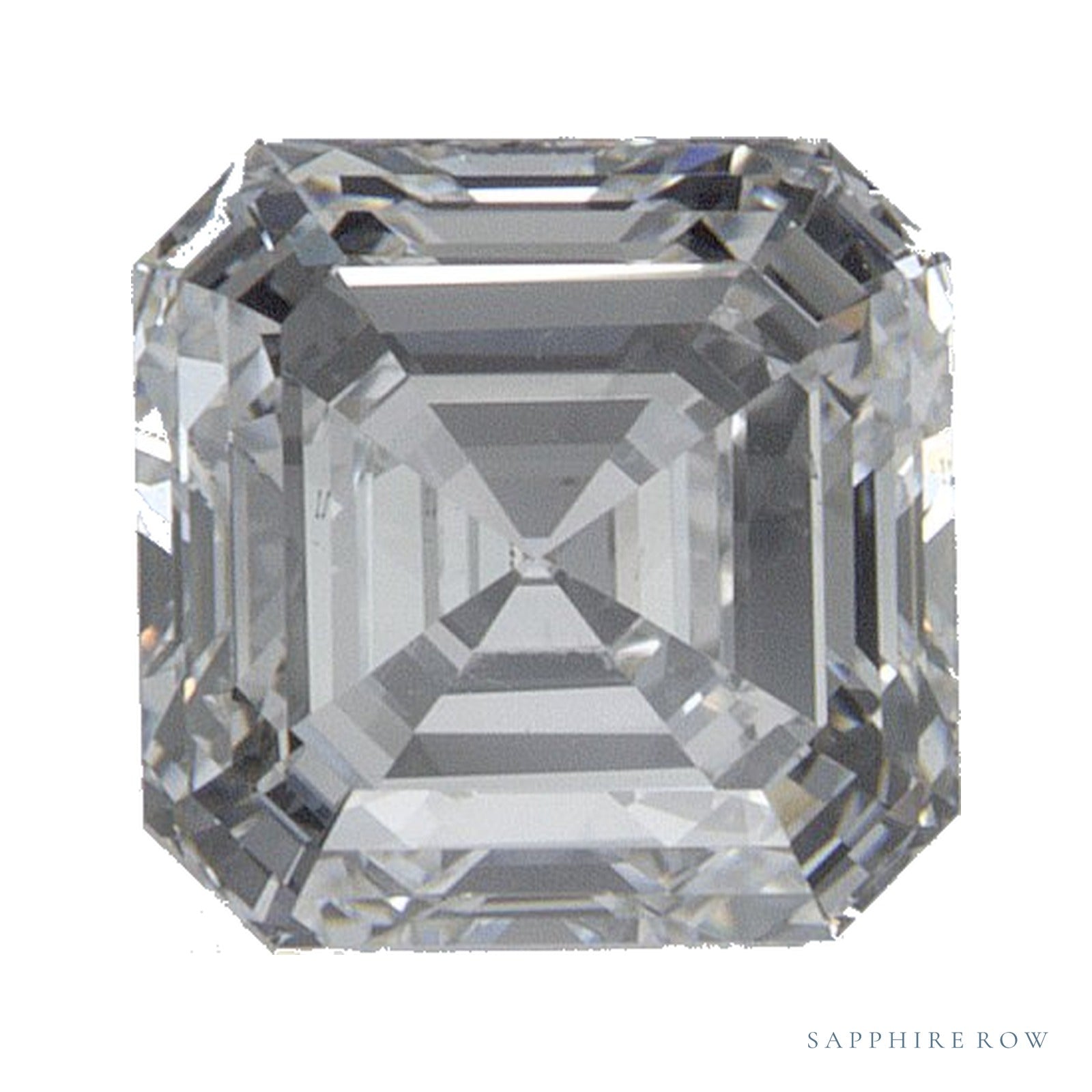 1.04 ct lab-grown diamond, asscher cut | Sapphire Row · cut4