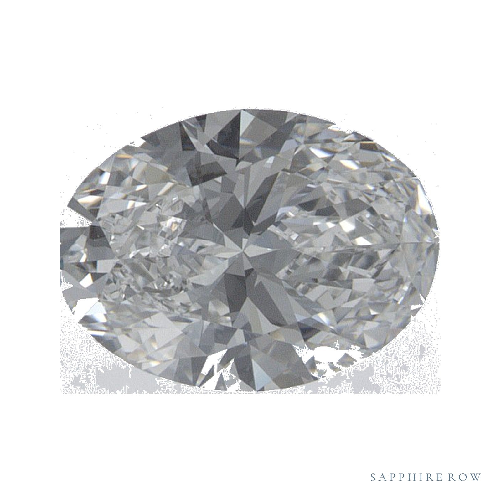 1.04 ct lab-grown diamond, oval cut | Sapphire Row · cut4