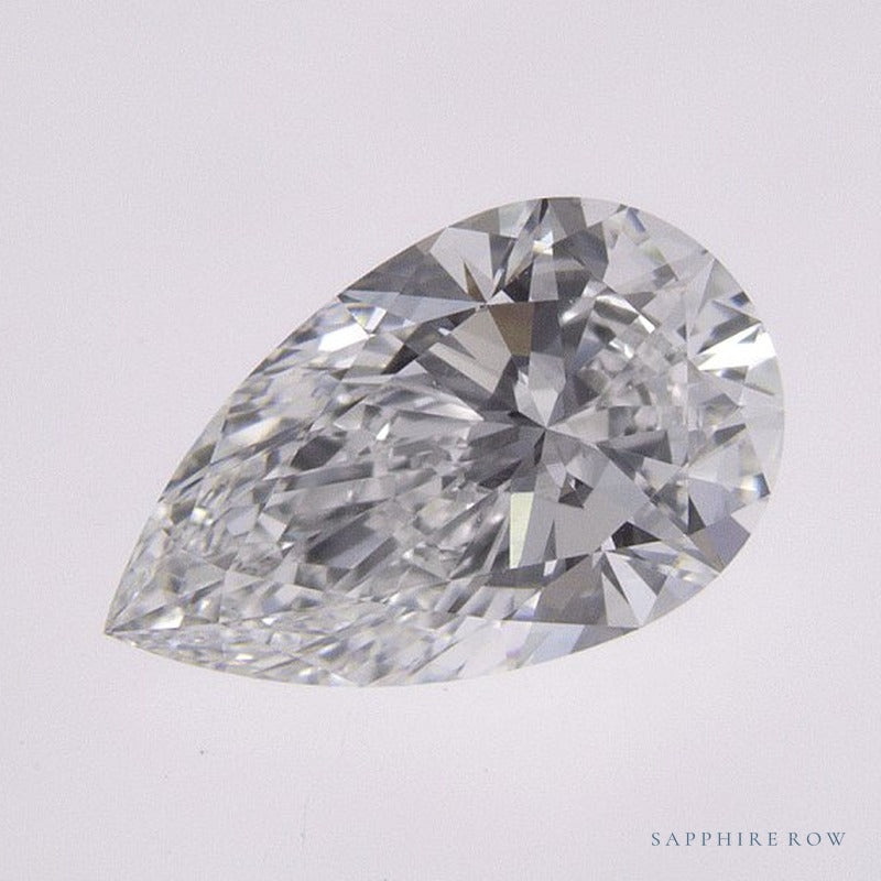 1.04 ct lab-grown diamond, pear cut | Sapphire Row · cut7