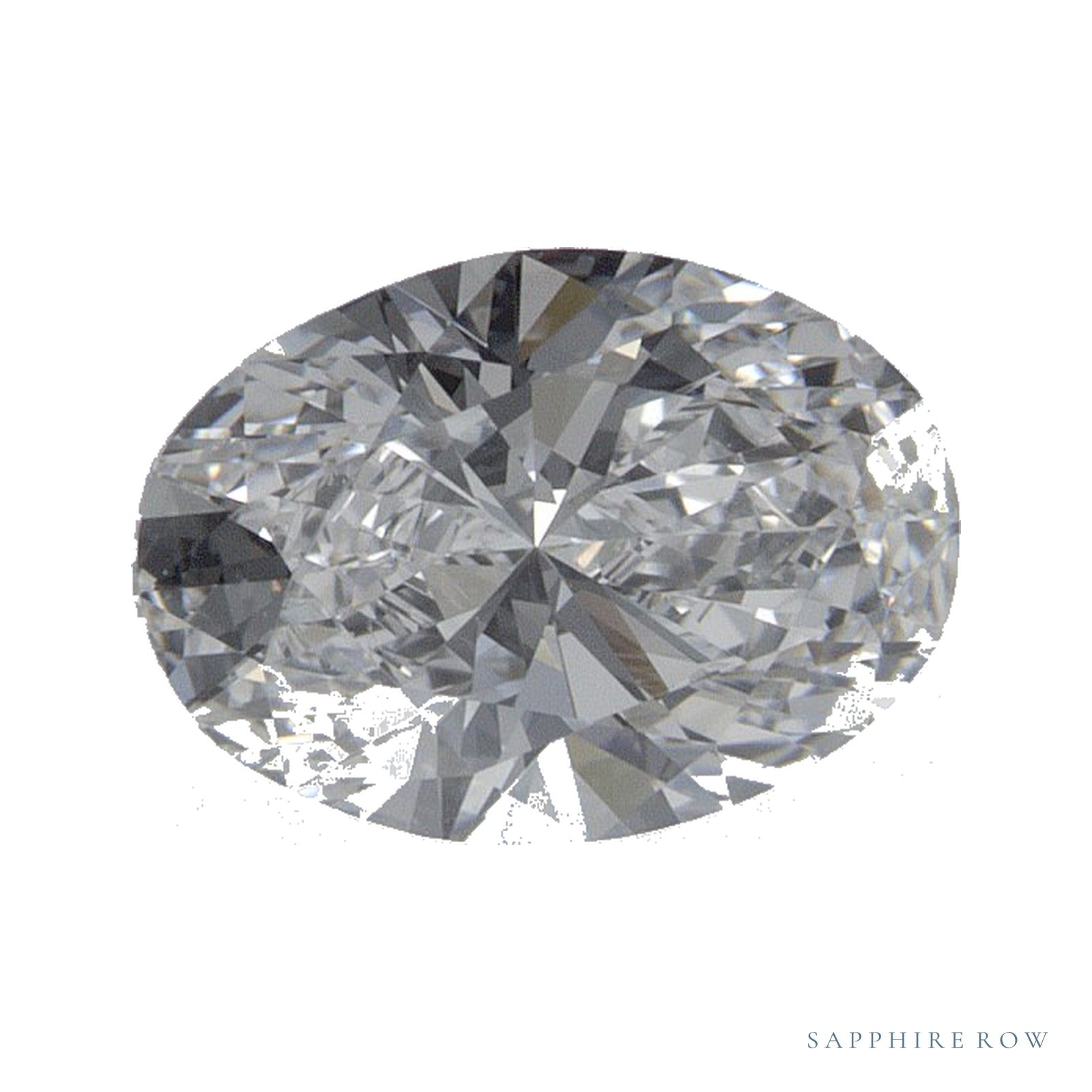 1.04 ct lab-grown diamond, oval cut | Sapphire Row · cut4