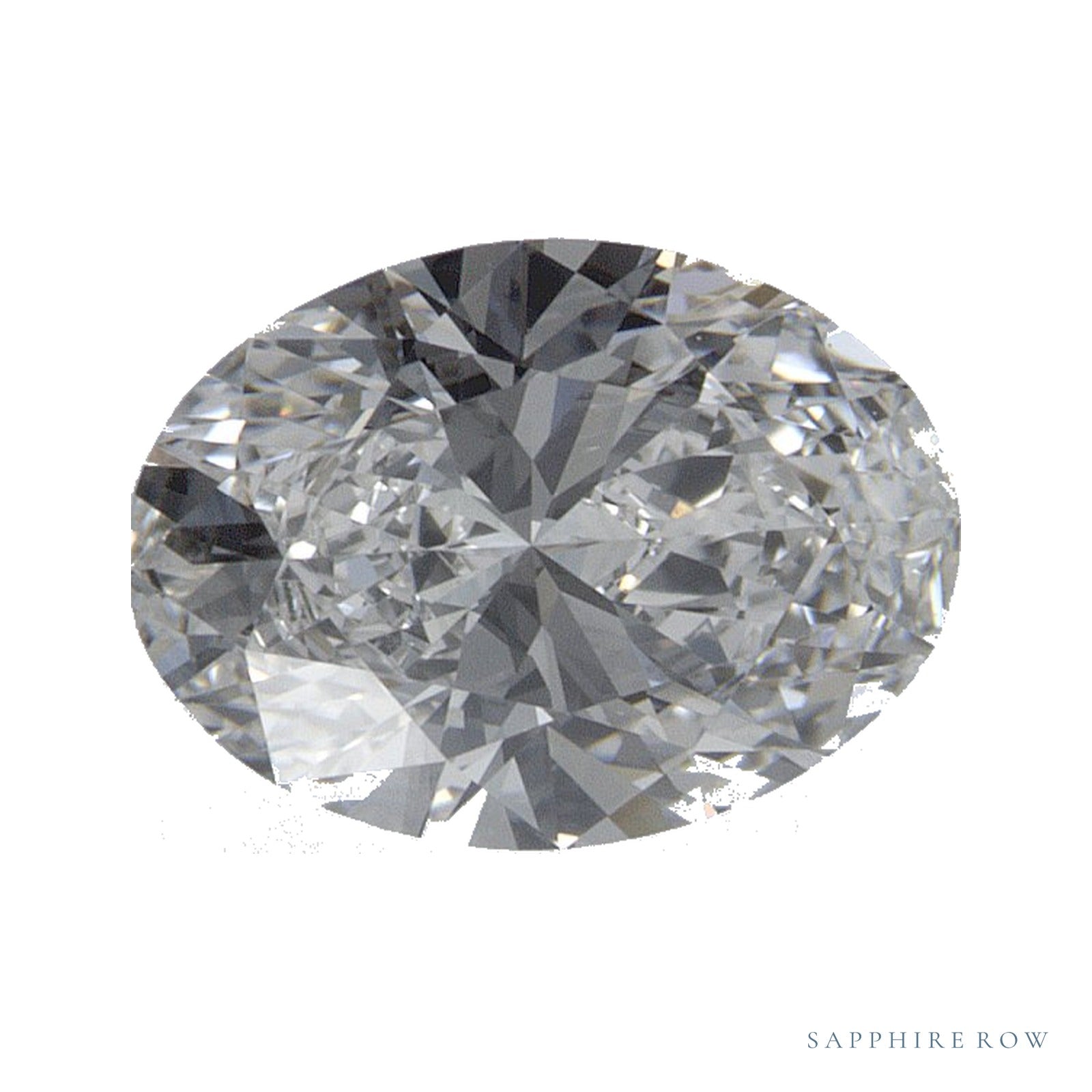 1.04 ct lab-grown diamond, oval cut | Sapphire Row · cut4