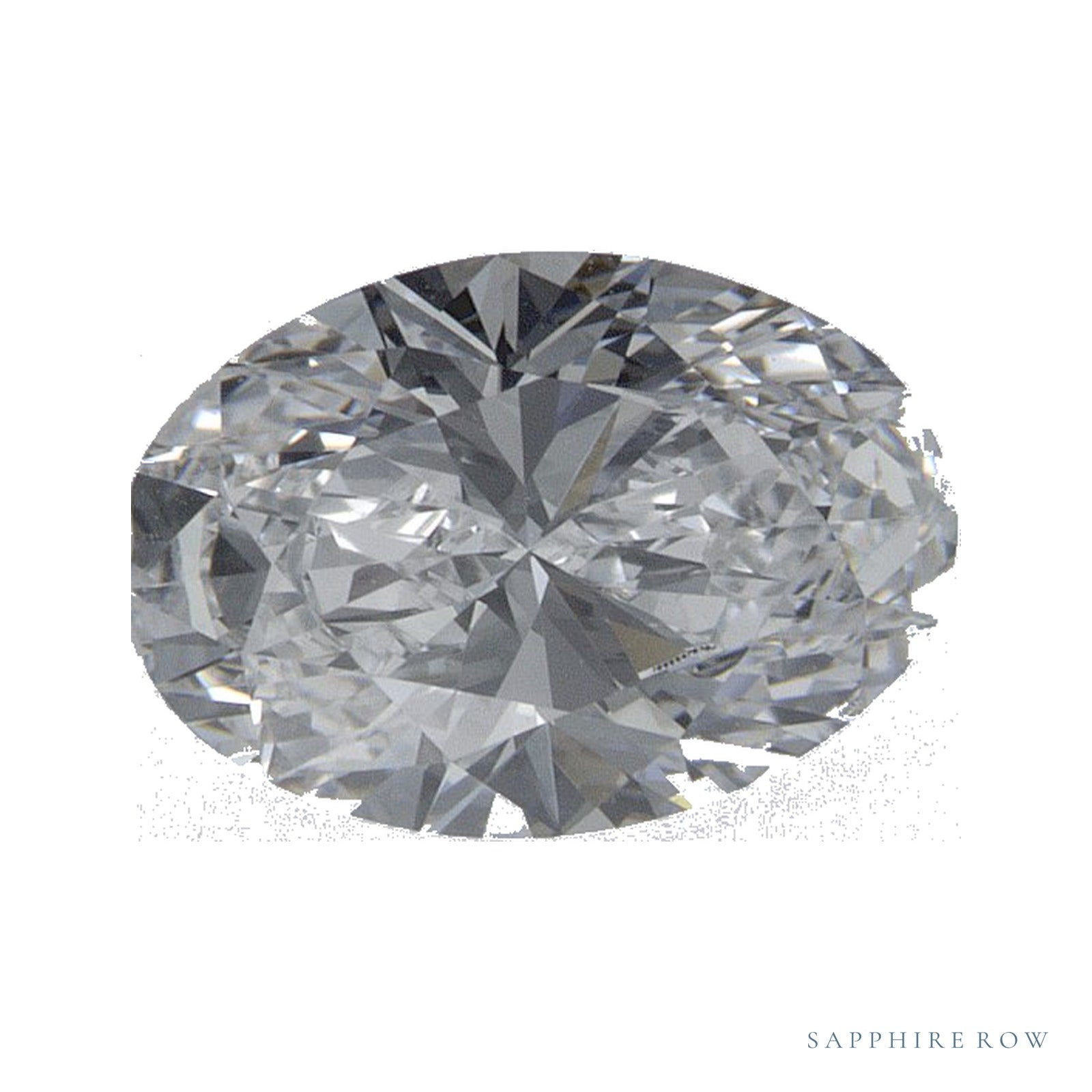 1.04 ct lab-grown diamond, oval cut | Sapphire Row · cut4