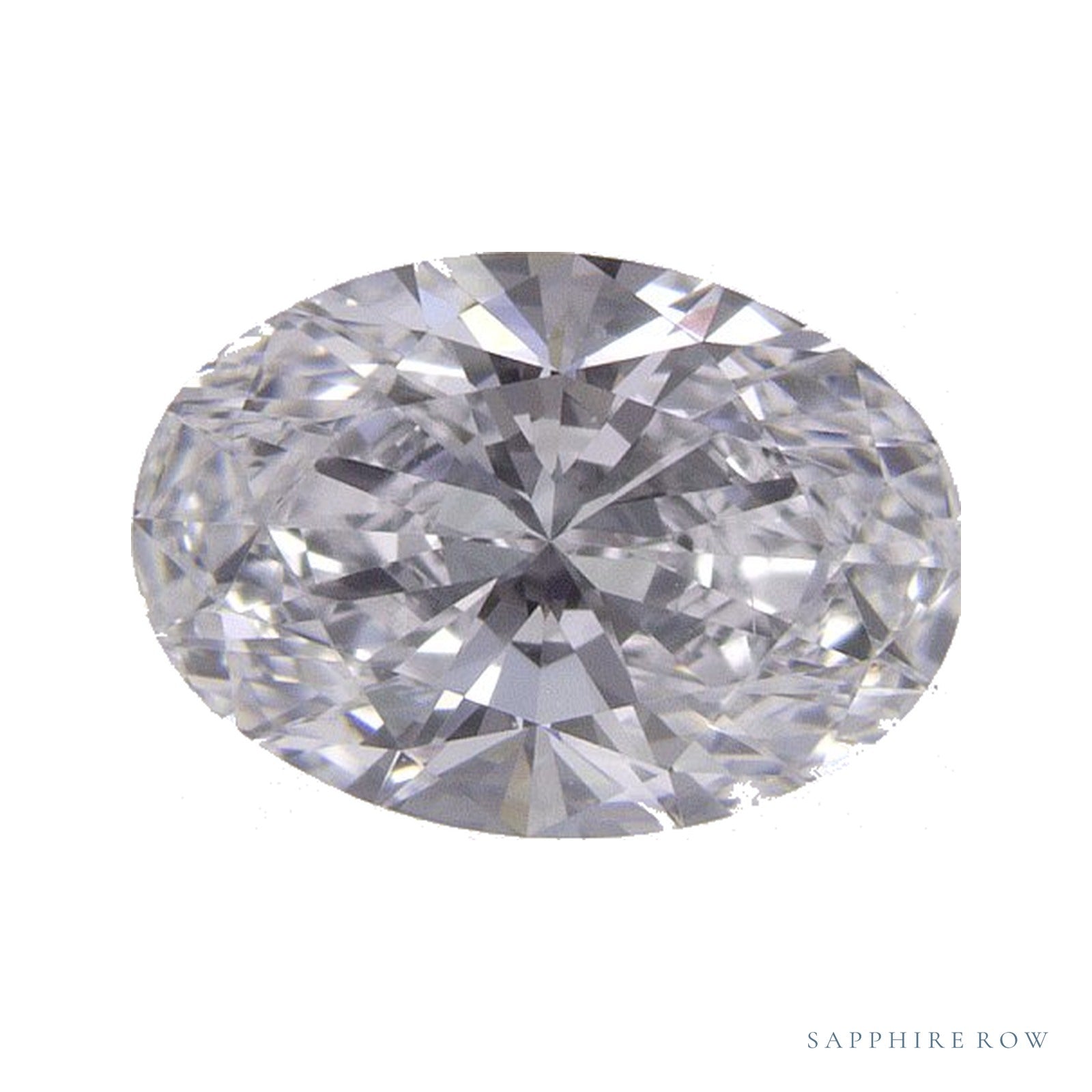 1.04 ct lab-grown diamond, oval cut | Sapphire Row · cut4