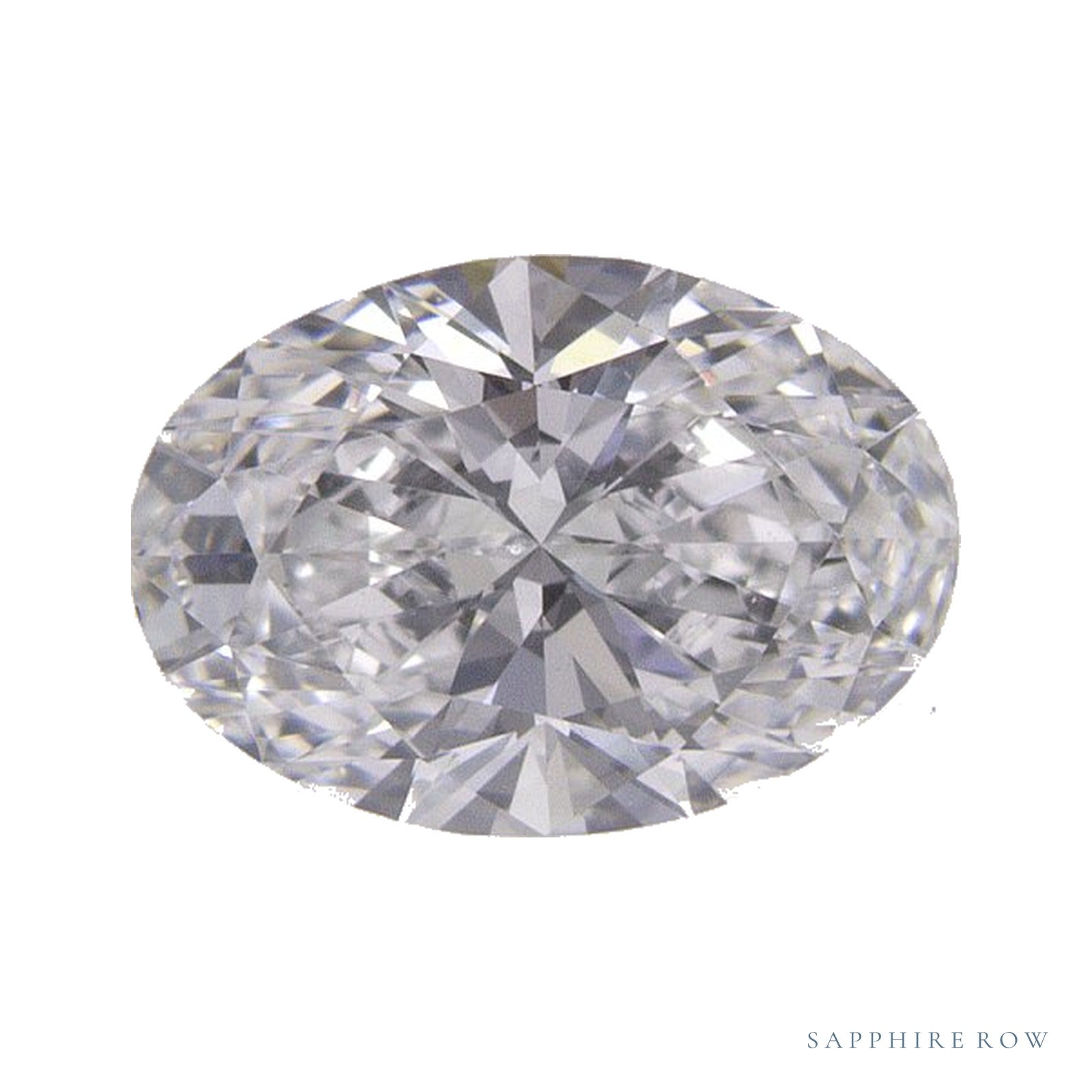 1.04 ct lab-grown diamond, oval cut | Sapphire Row · cut4