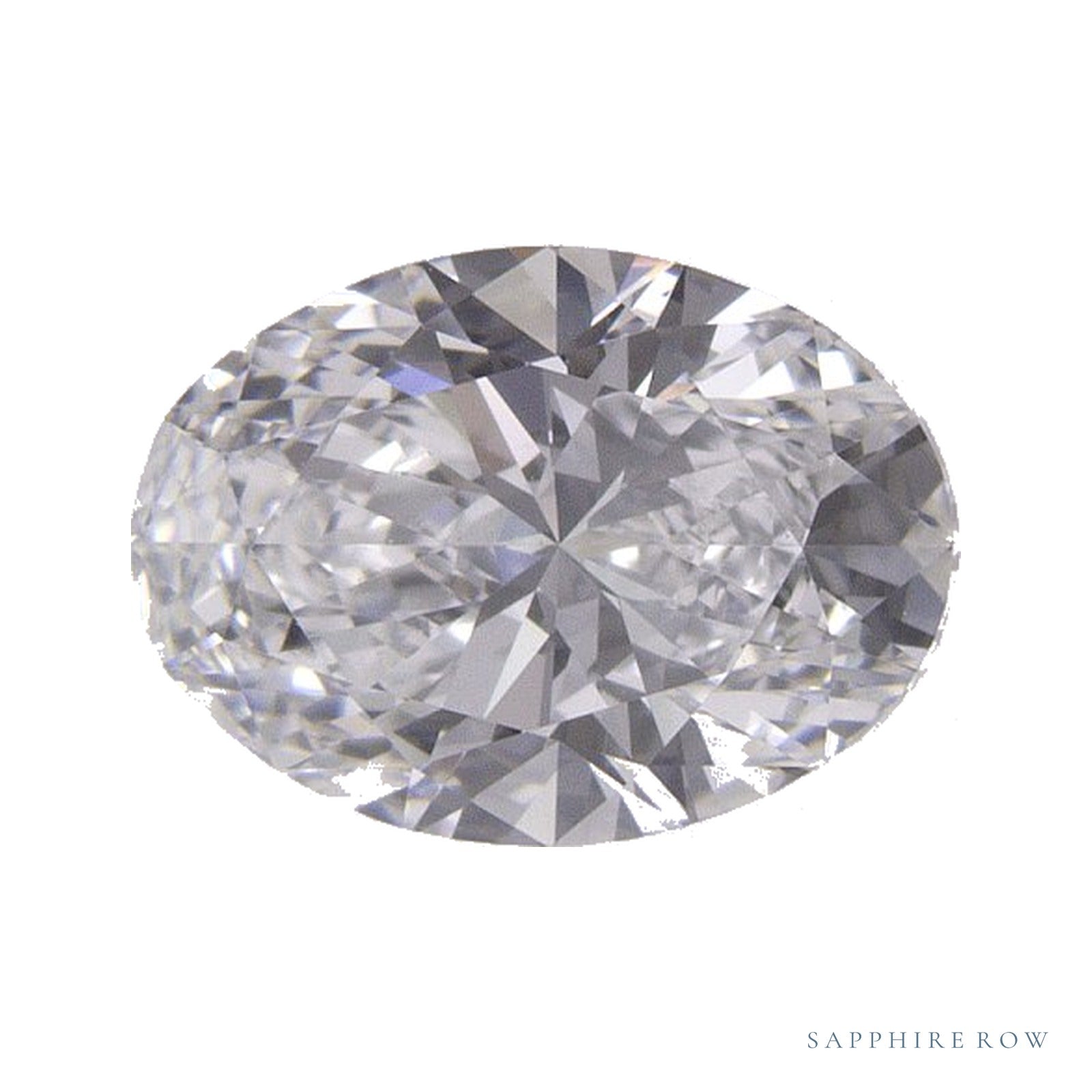 1.04 ct lab-grown diamond, oval cut | Sapphire Row · cut4