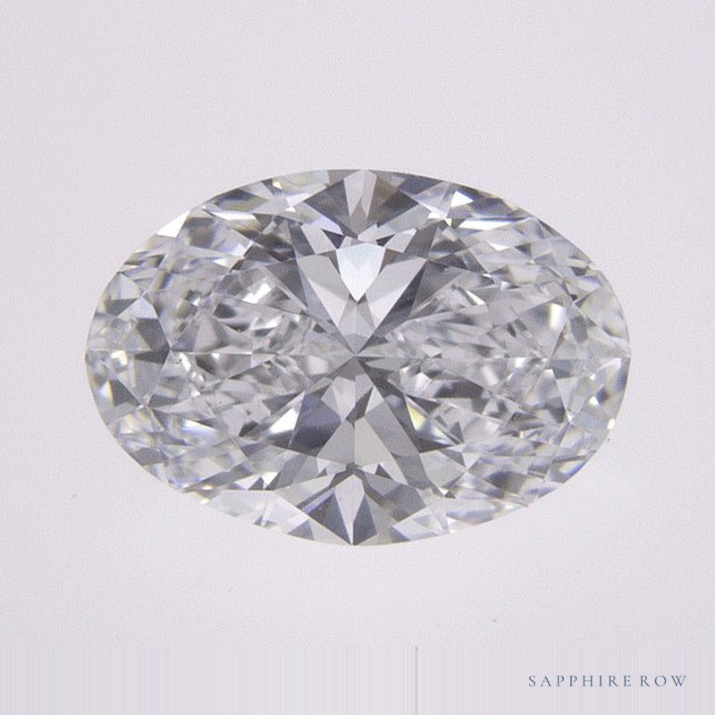 1.04 ct lab-grown diamond, oval cut | Sapphire Row · cut7