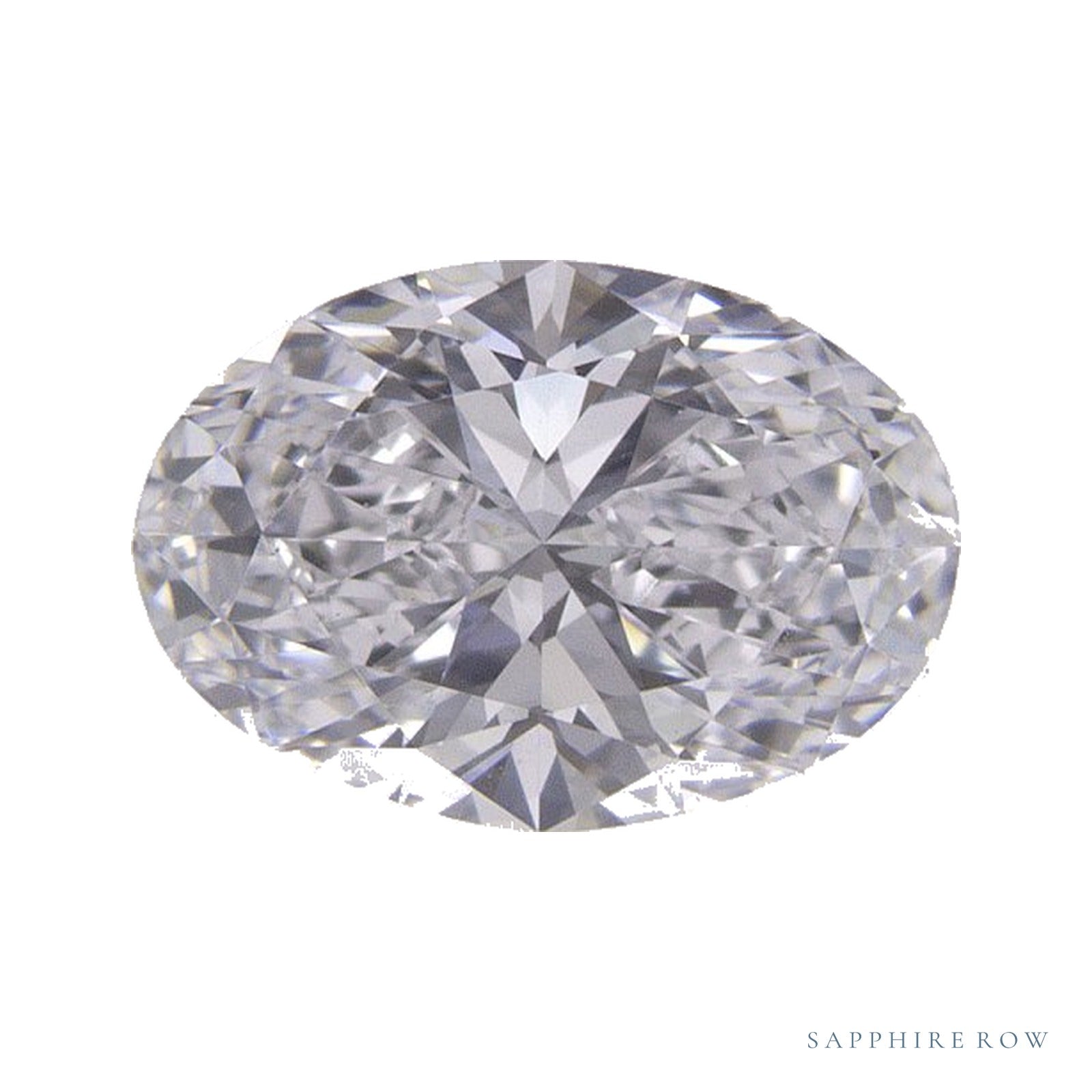 1.04 ct lab-grown diamond, oval cut | Sapphire Row · cut4