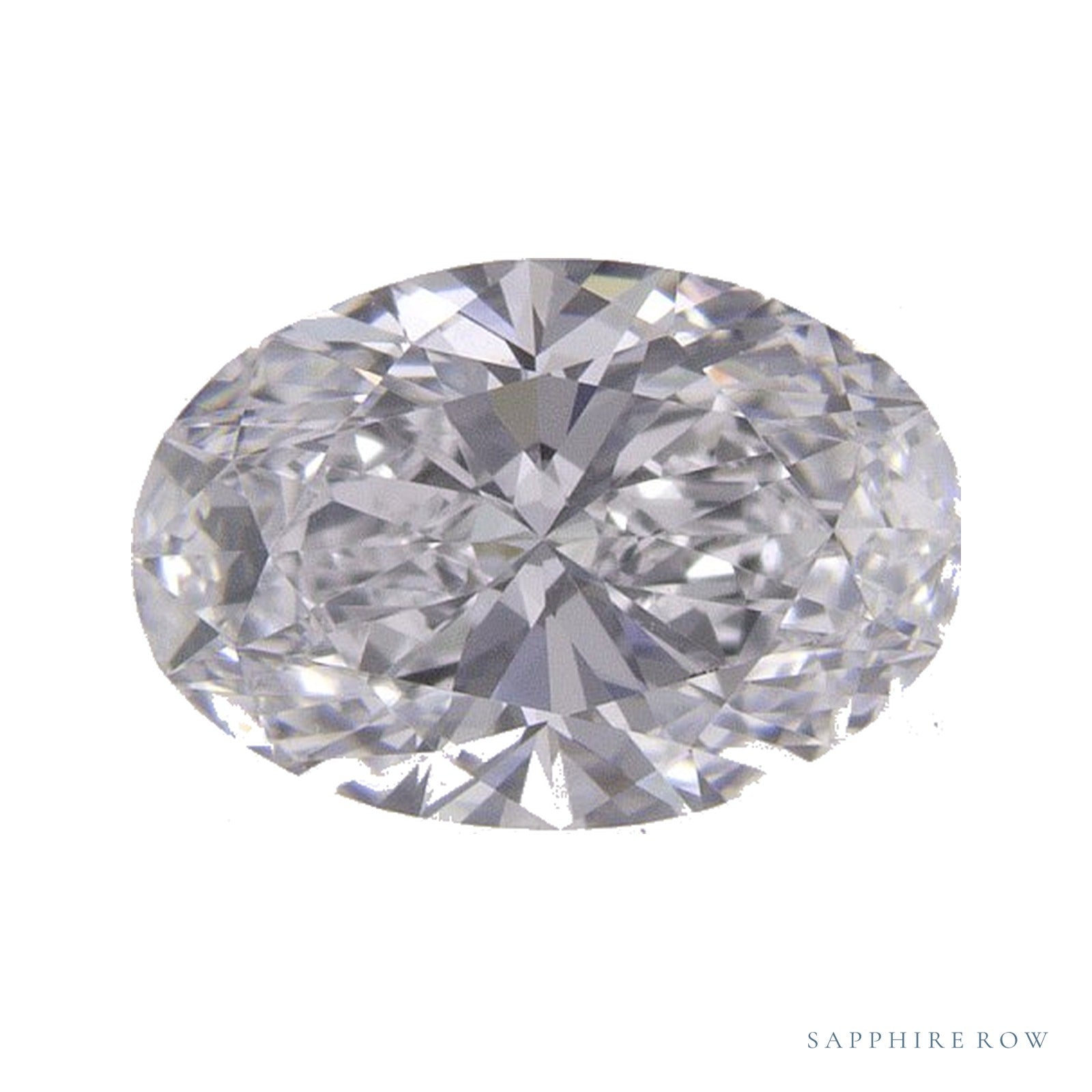 1.04 ct lab-grown diamond, oval cut | Sapphire Row · cut4