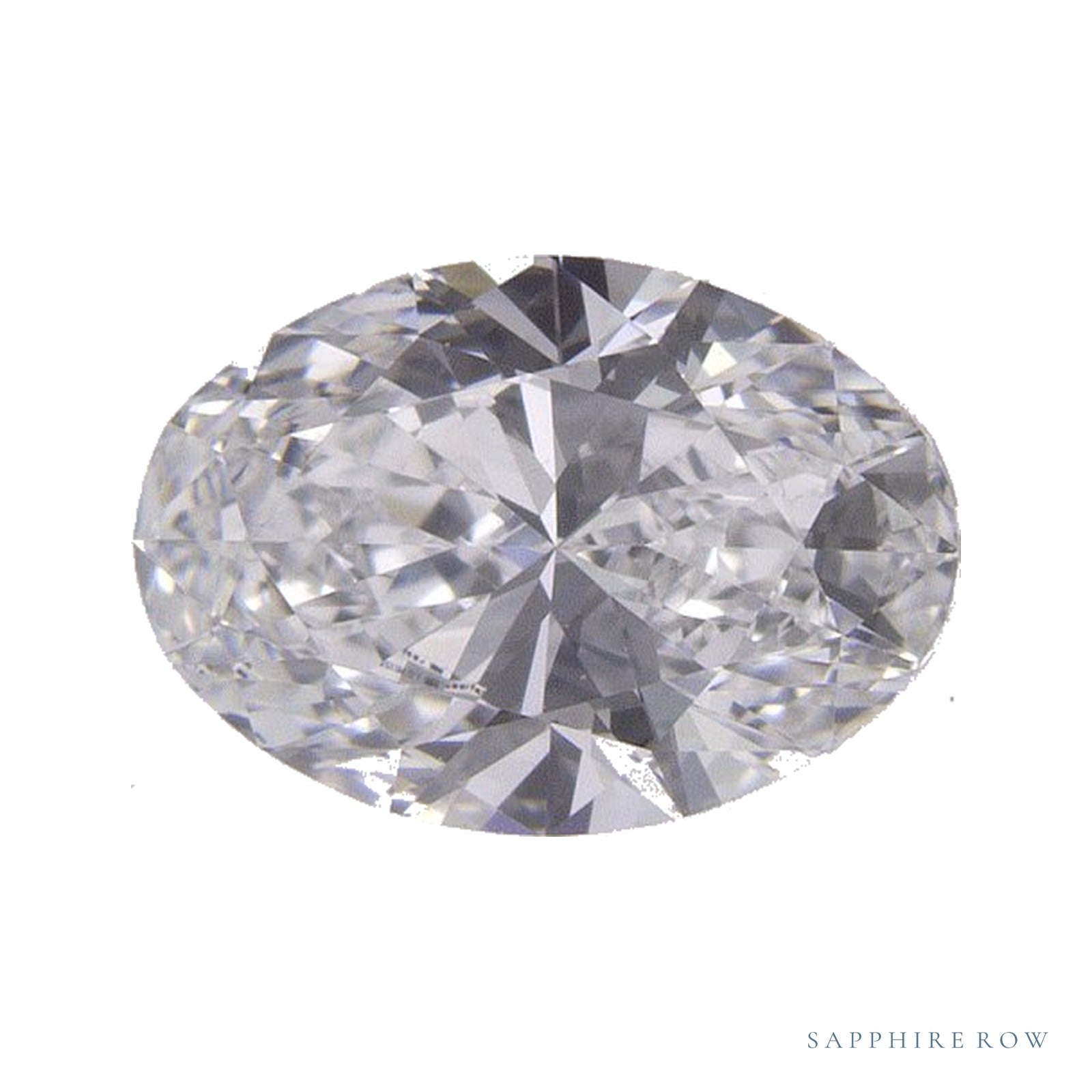 1.04 ct lab-grown diamond, oval cut | Sapphire Row · cut4