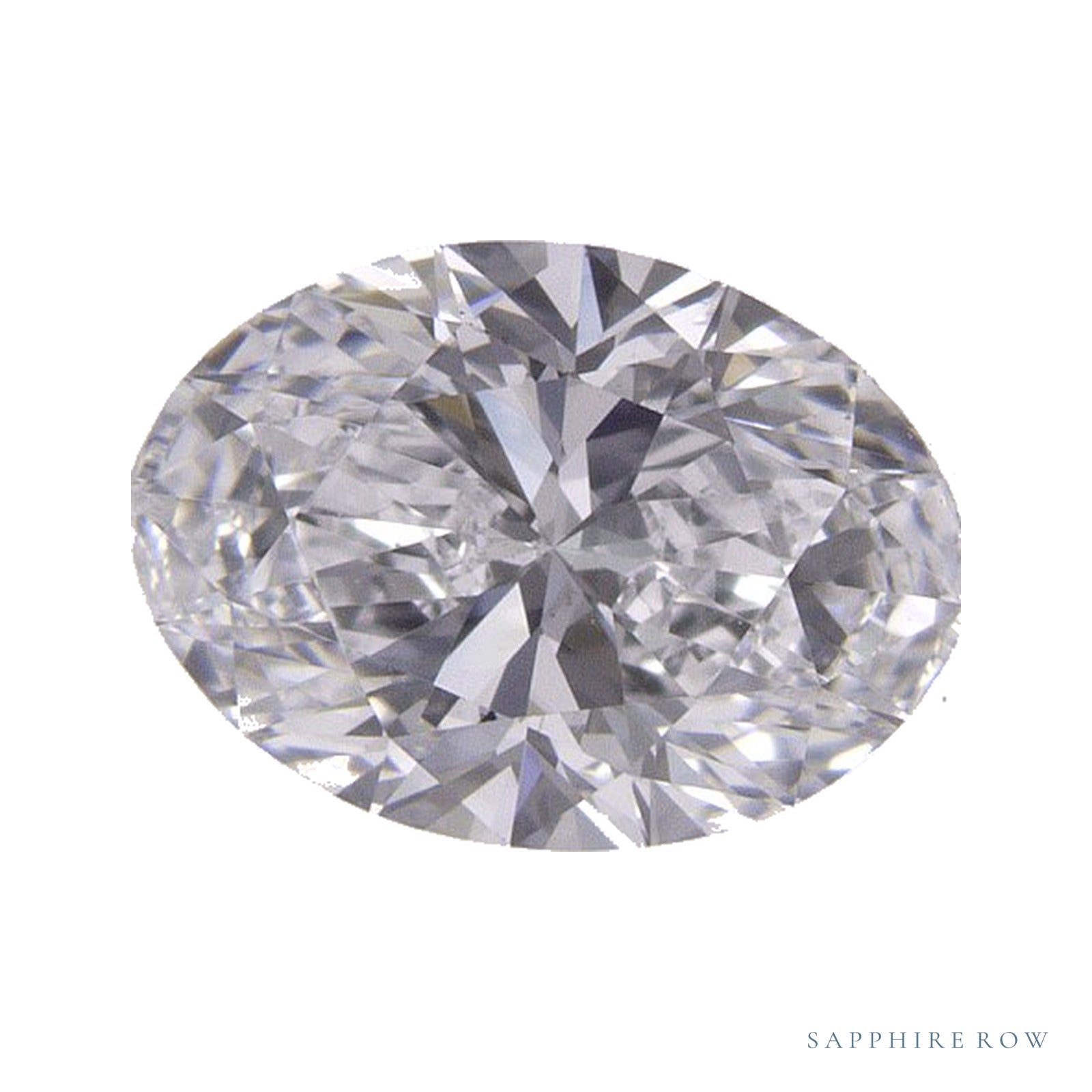 1.04 ct lab-grown diamond, oval cut | Sapphire Row · cut4