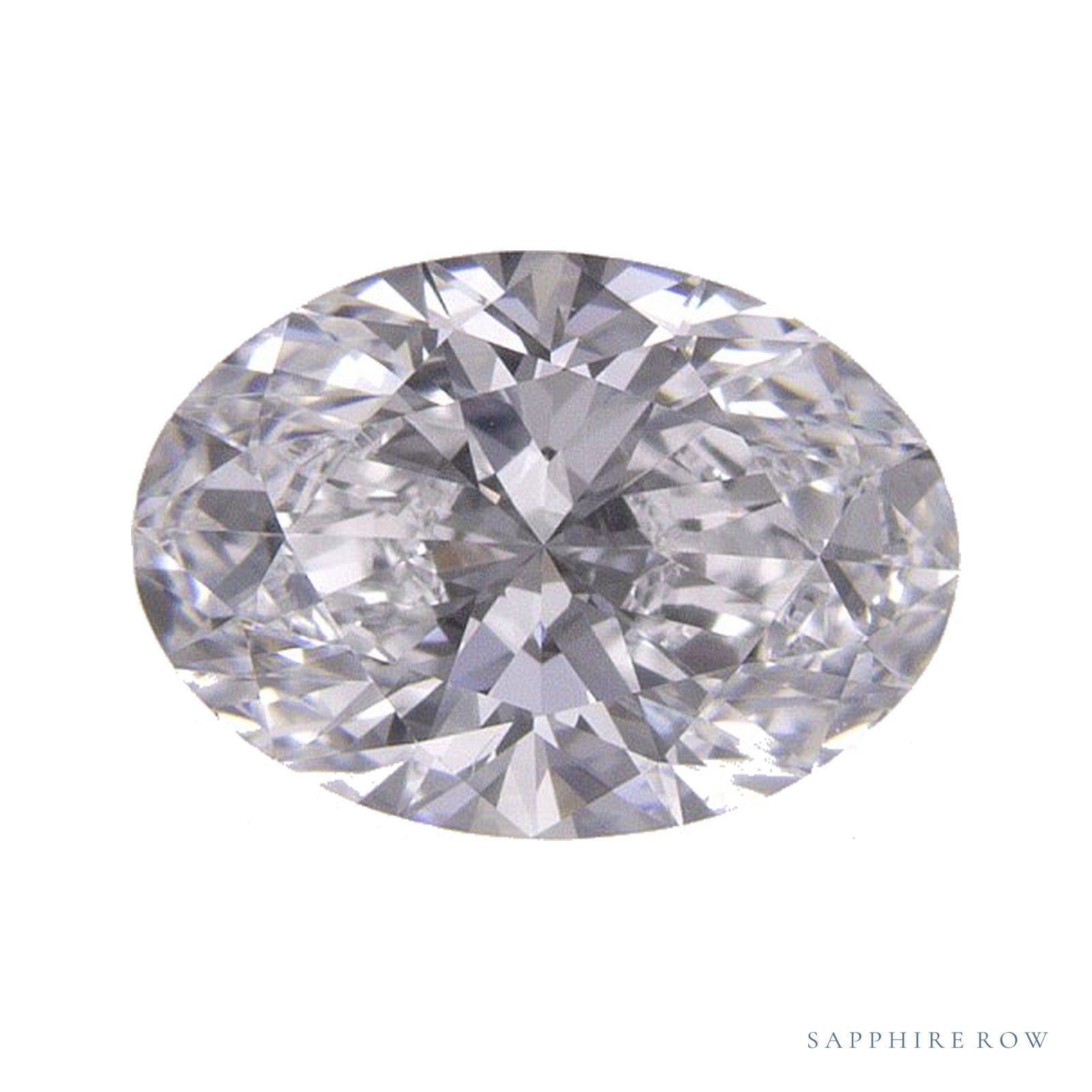 1.04 ct lab-grown diamond, oval cut | Sapphire Row · cut4