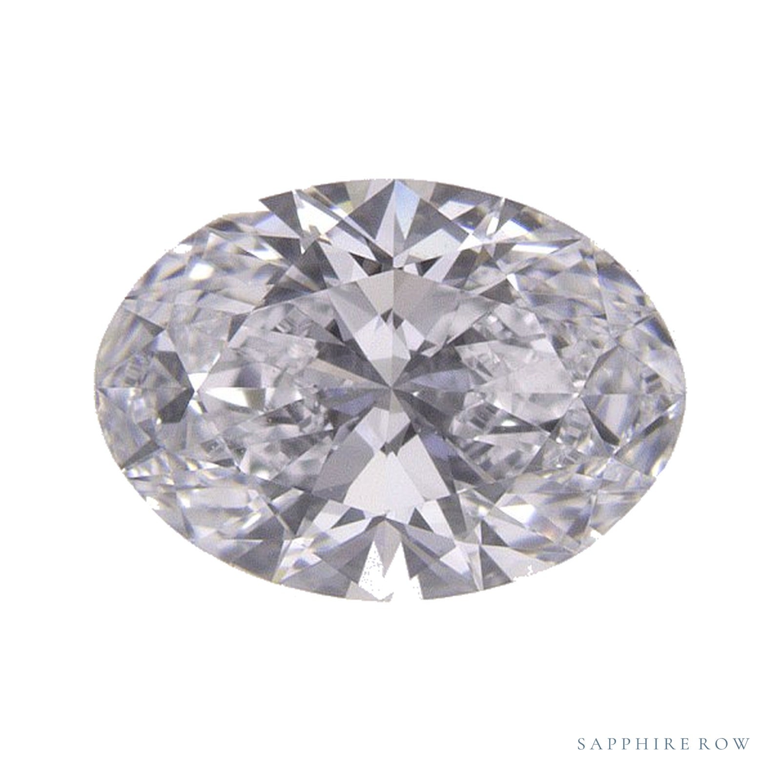 1.04 ct lab-grown diamond, oval cut | Sapphire Row · cut4