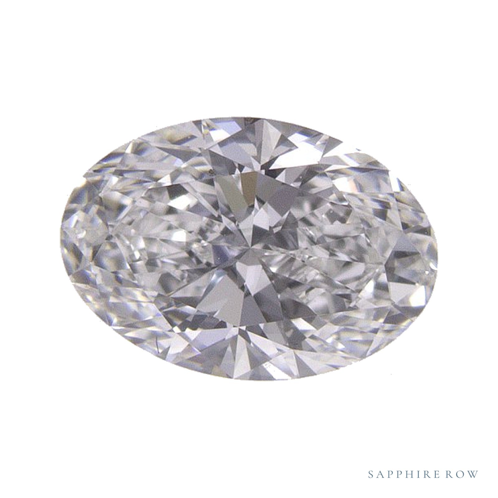 1.04 ct lab-grown diamond, oval cut | Sapphire Row · cut4
