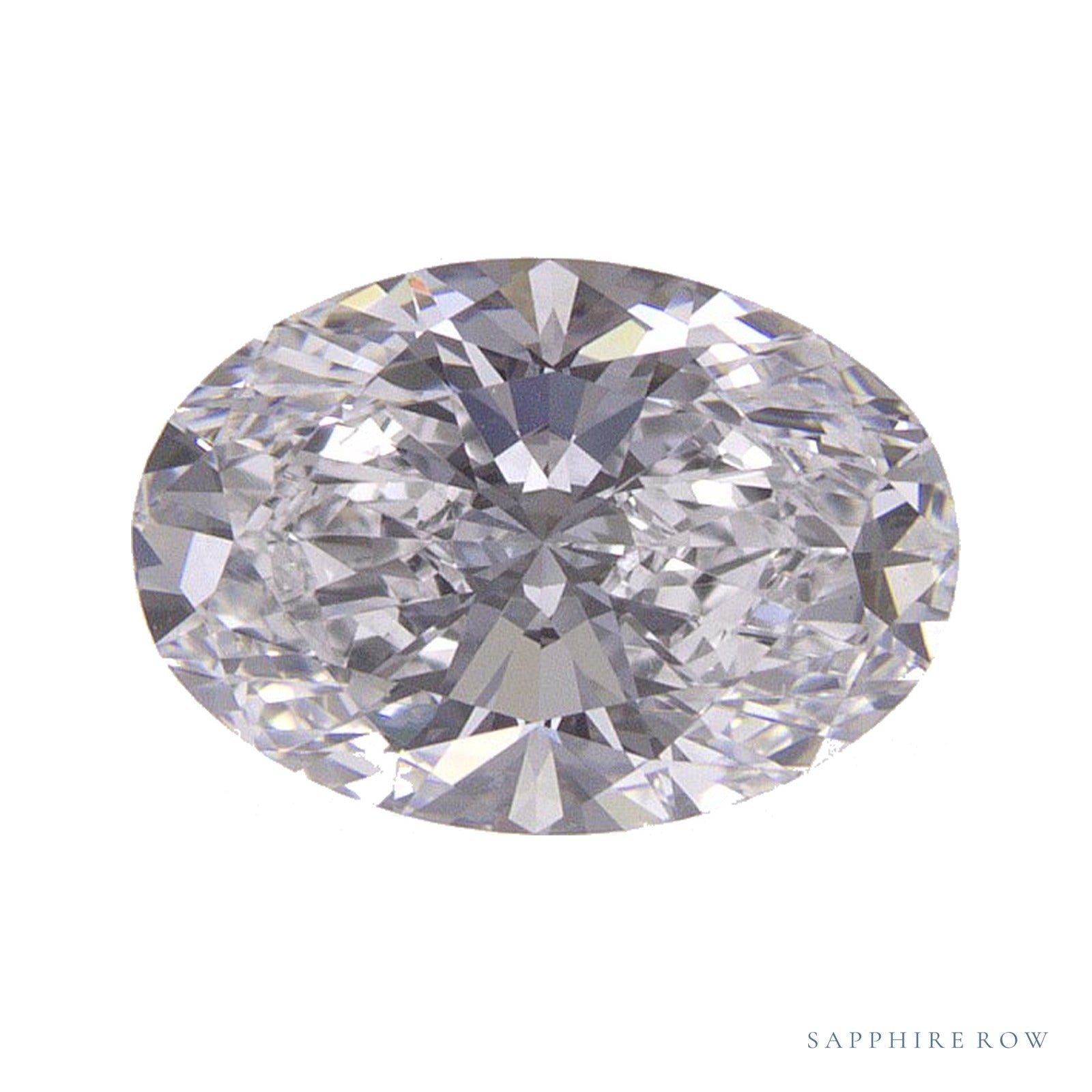 1.04 ct lab-grown diamond, oval cut | Sapphire Row · cut4