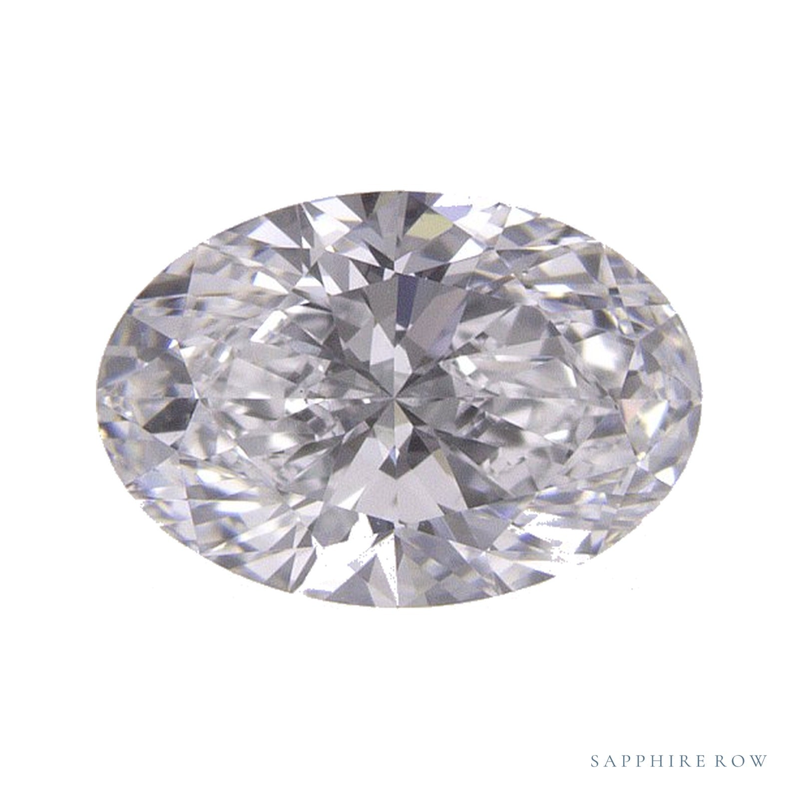 1.04 ct lab-grown diamond, oval cut | Sapphire Row · cut4