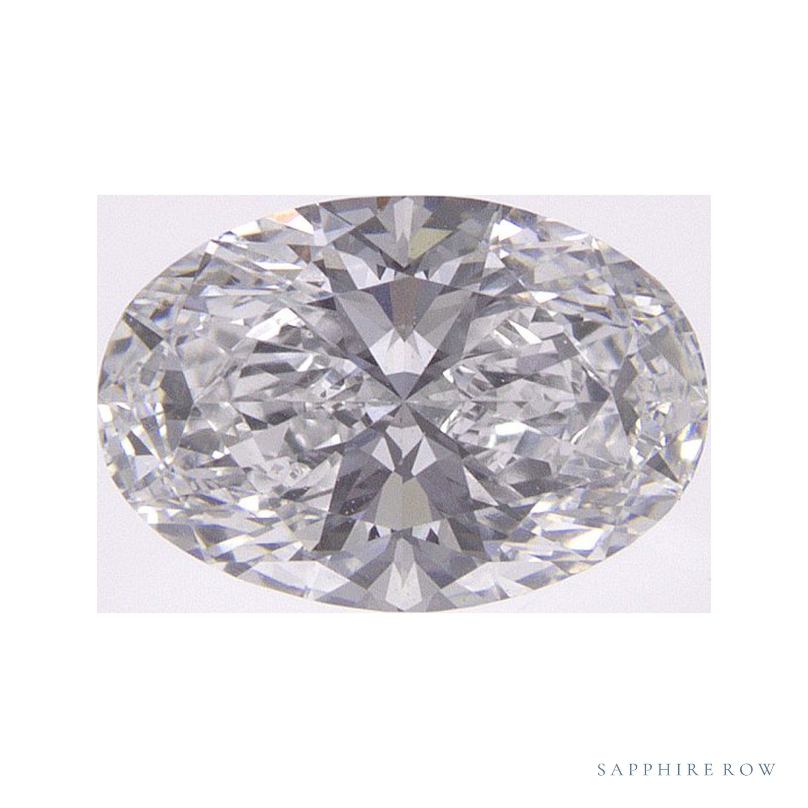 1.04 ct lab-grown diamond, oval cut | Sapphire Row · cut4