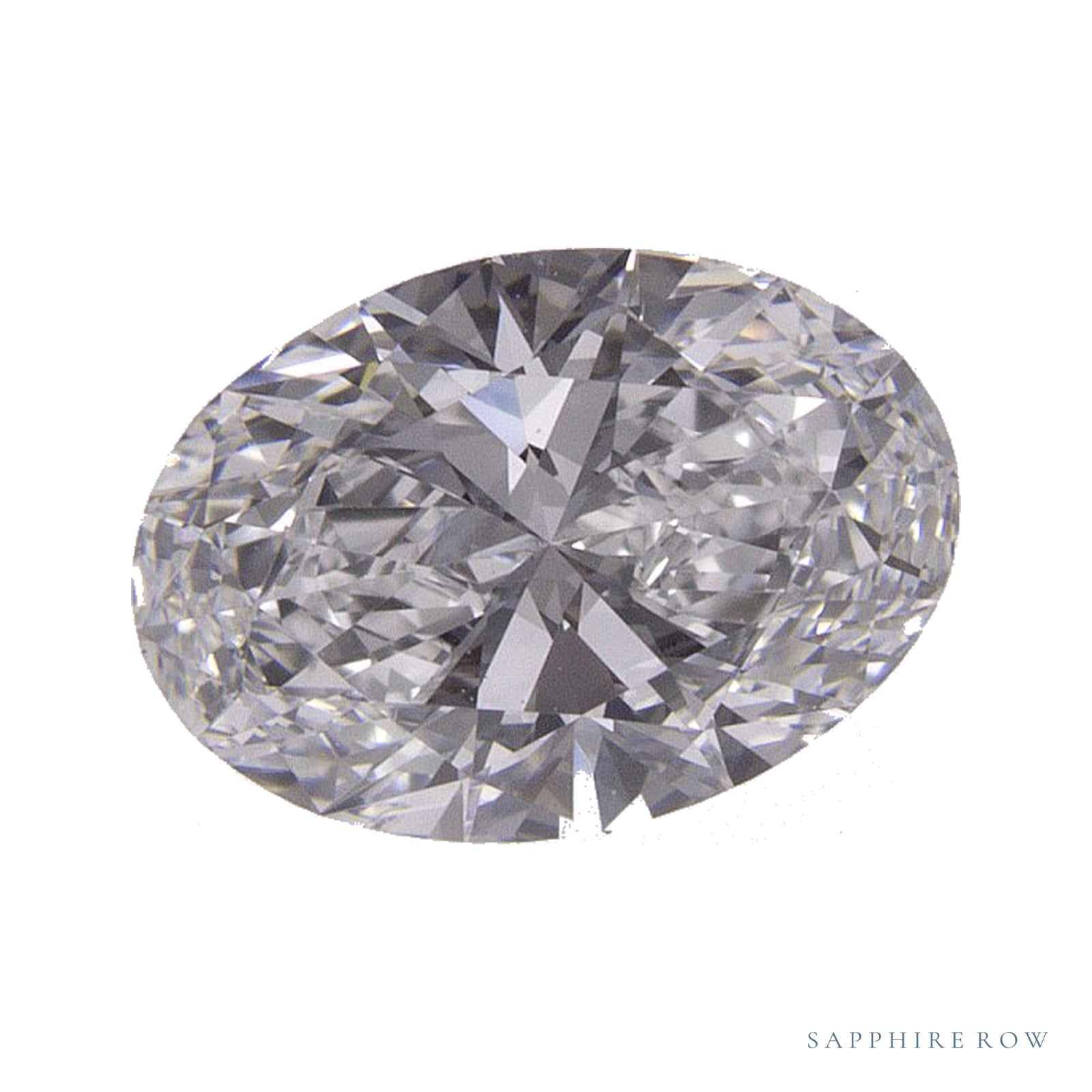1.04 ct lab-grown diamond, oval cut | Sapphire Row · cut4