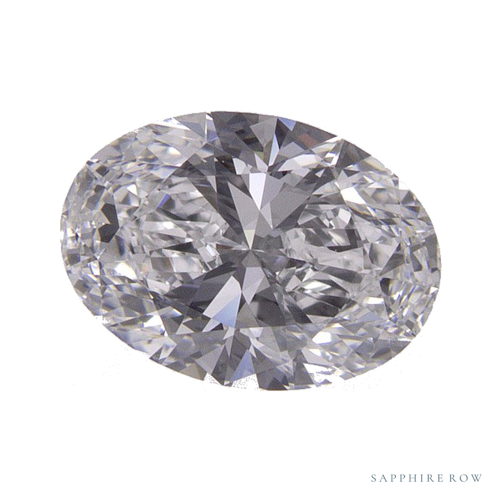 1.04 ct lab-grown diamond, oval cut | Sapphire Row · cut4