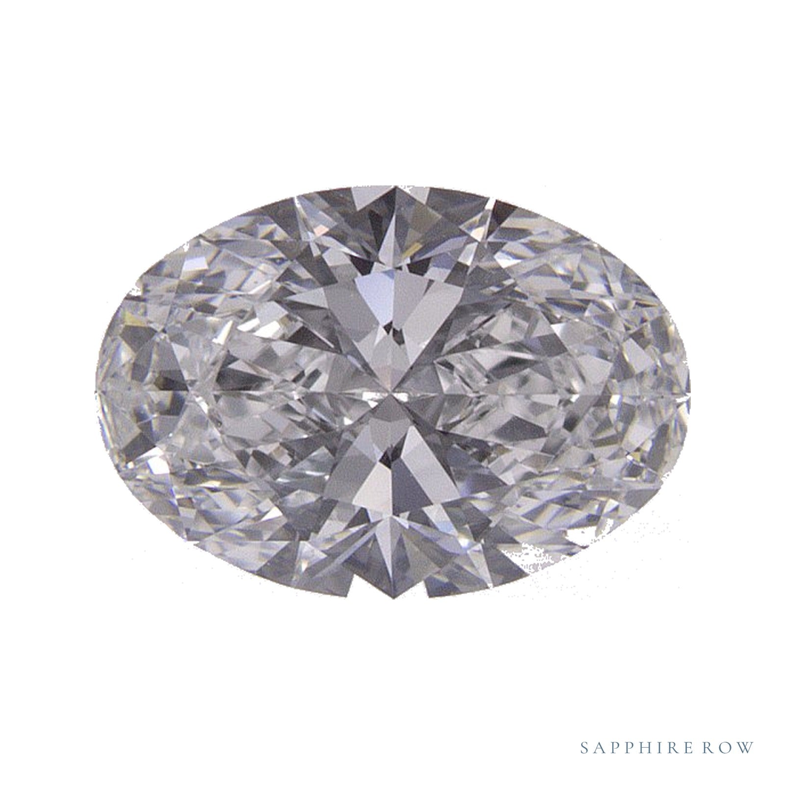 1.04 ct lab-grown diamond, oval cut | Sapphire Row · cut4
