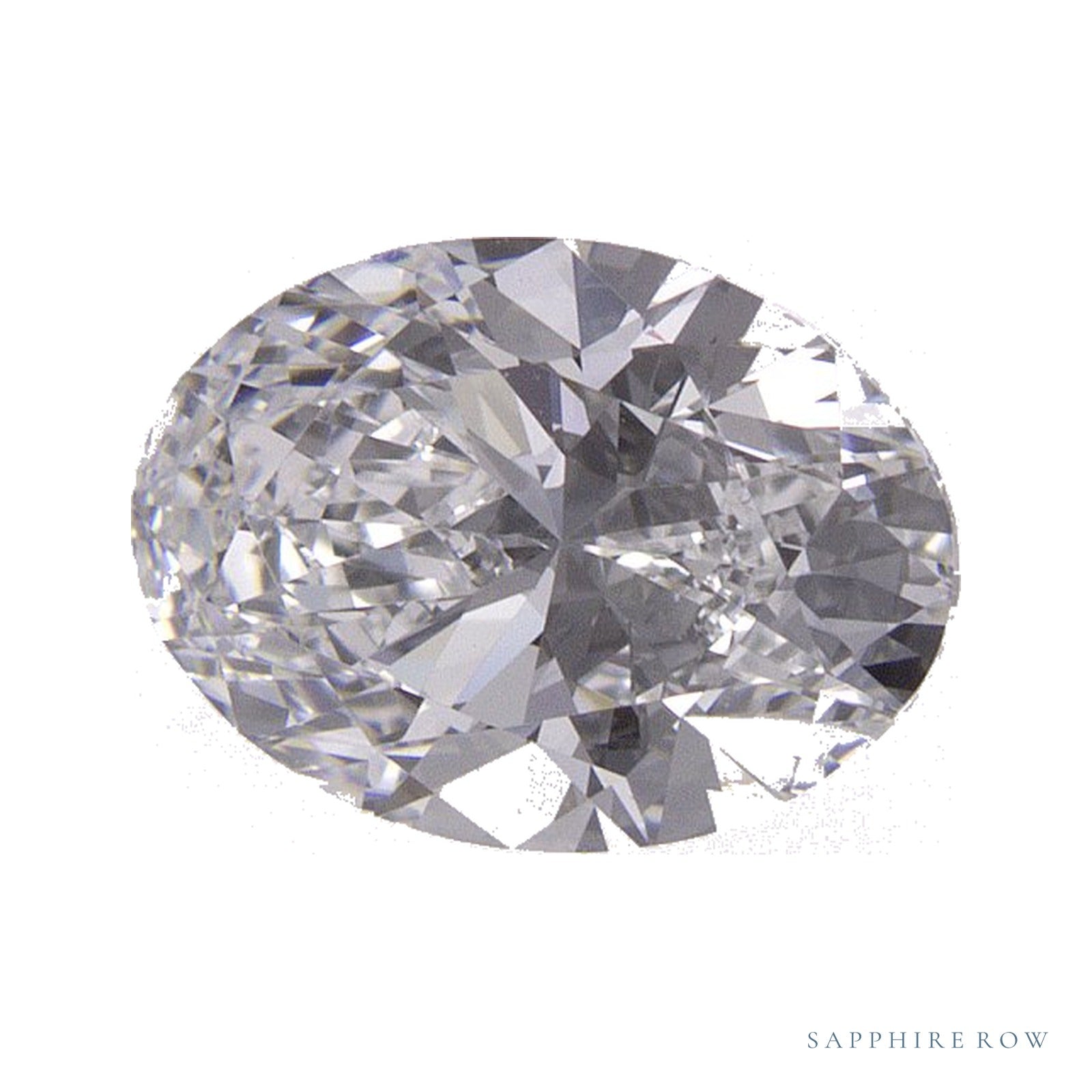 1.04 ct lab-grown diamond, oval cut | Sapphire Row · cut4