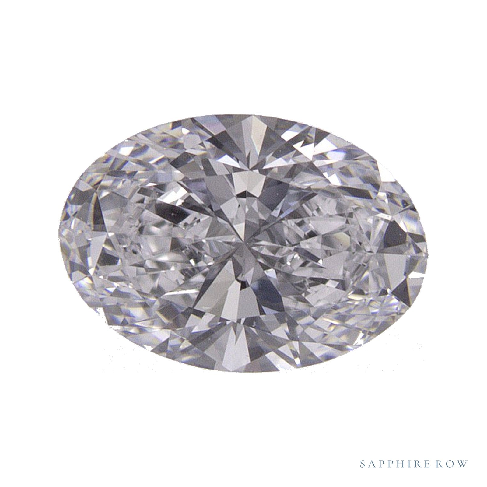 1.04 ct lab-grown diamond, oval cut | Sapphire Row · cut4