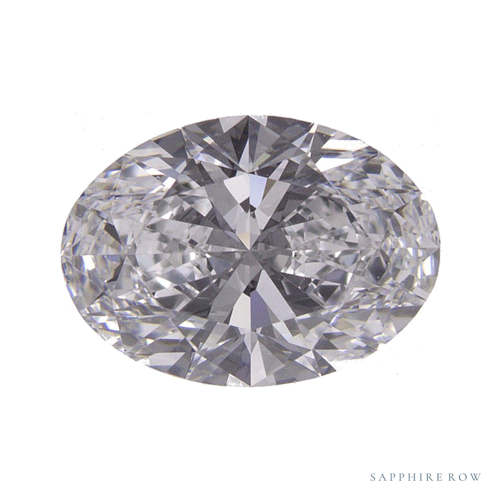 1.04 ct lab-grown diamond, oval cut | Sapphire Row · cut4