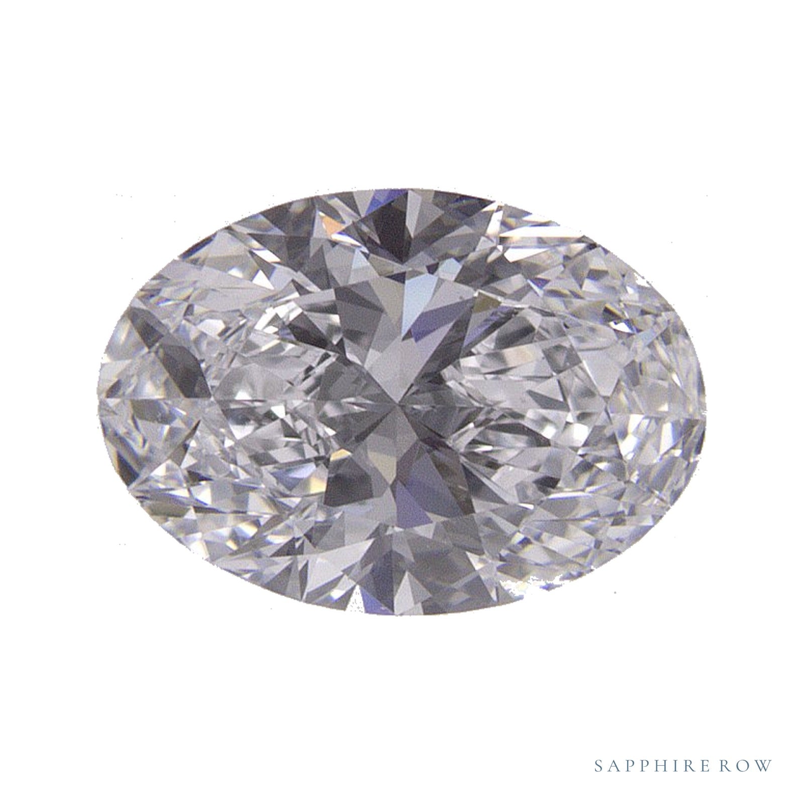 1.04 ct lab-grown diamond, oval cut | Sapphire Row · cut4