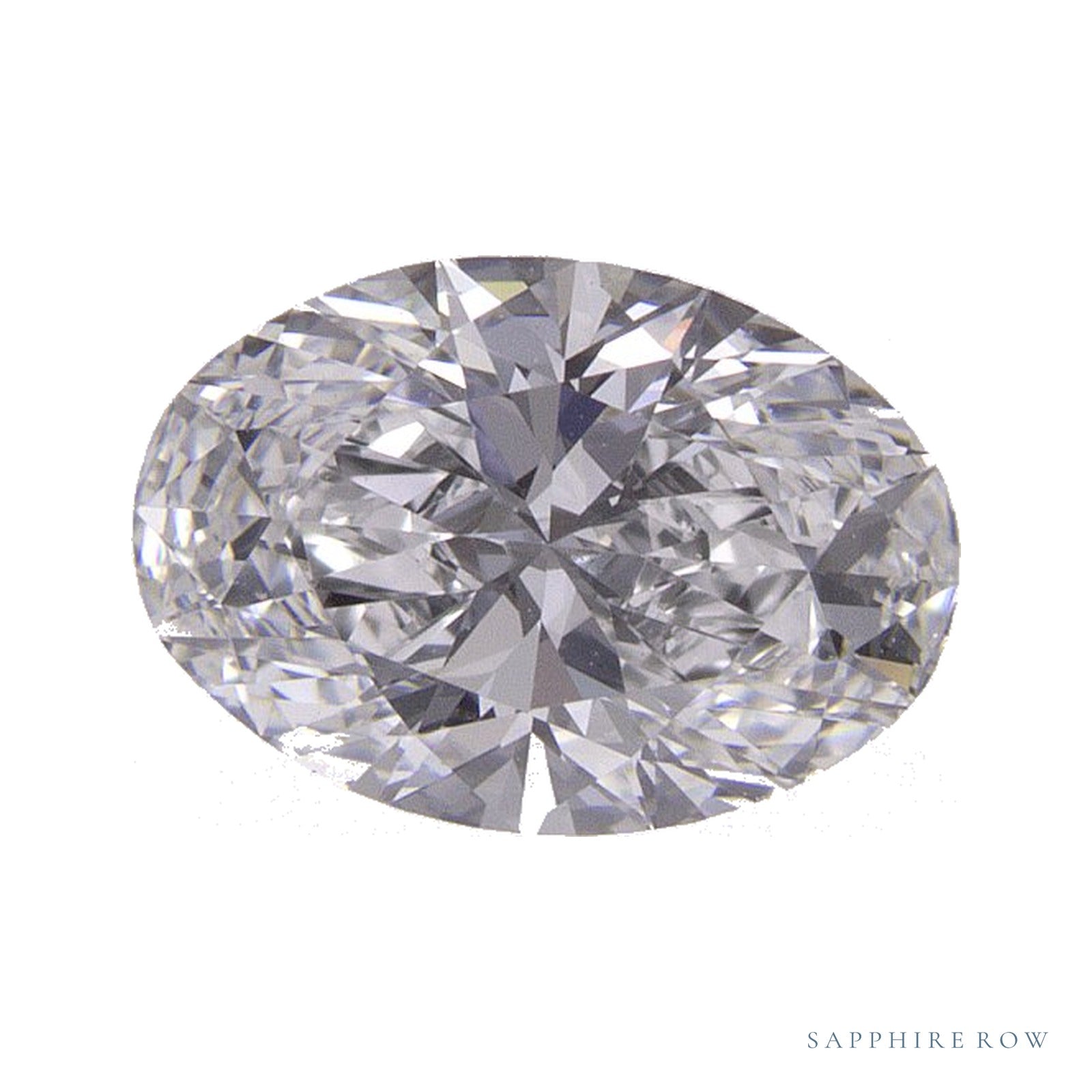 1.04 ct lab-grown diamond, oval cut | Sapphire Row · cut4